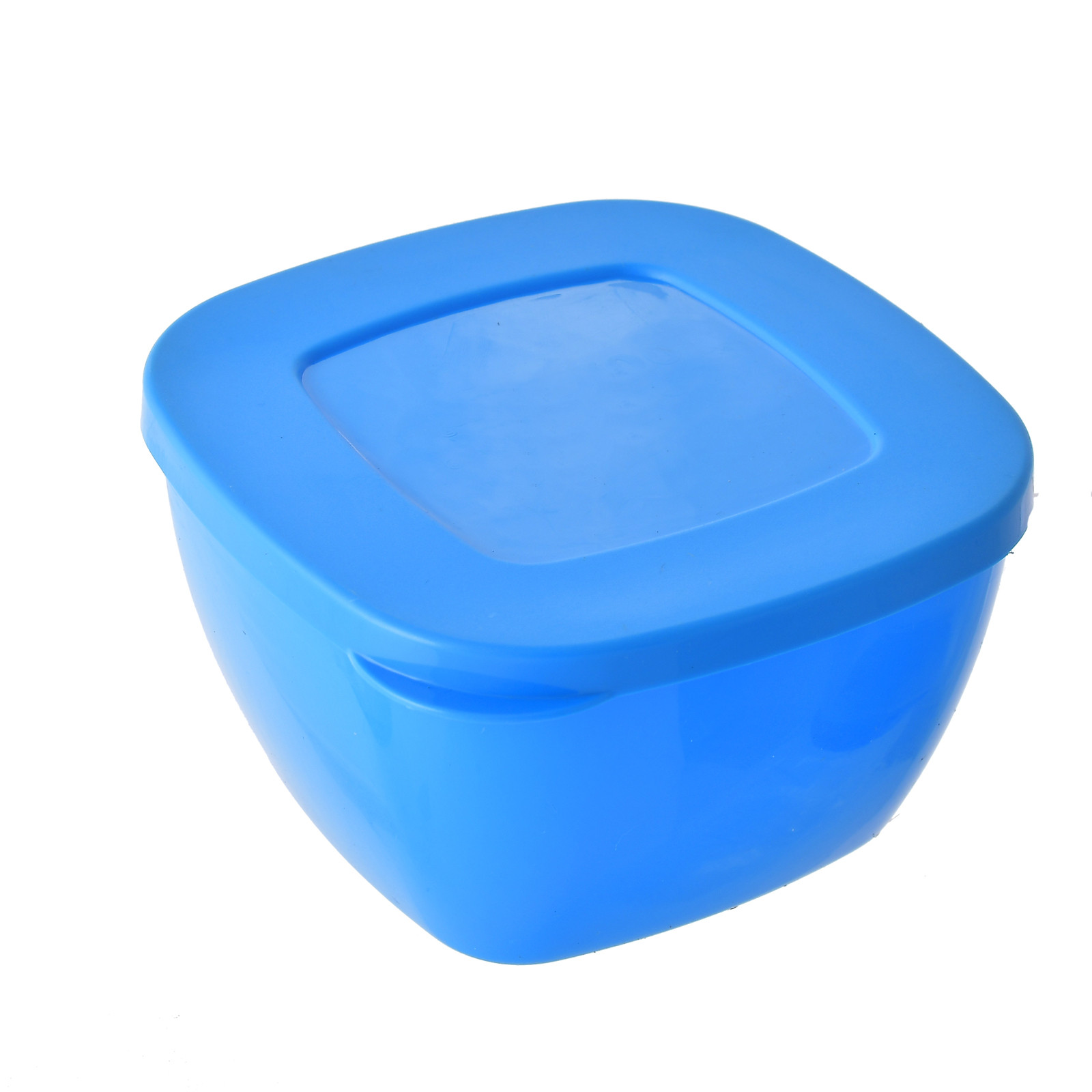 Kuber Industries Microwave Safe Food Storage Plastic Container Set For Kitchen, Fridge, Spices, Dry Fruits With Lid, Set of 5 (Blue)-HS42KUBMART25263