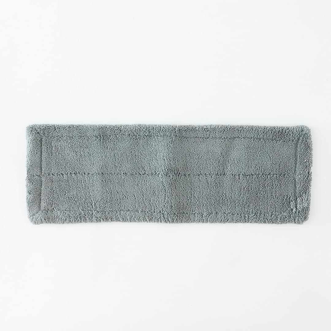 Kuber Industries Mop Refill Pad | Microfiber Wet & Dry Pad | Flat Refill Pad | Mop Reusable Drying Pad | Floor Cleaning Mop Pad | SHPTNTSHR1 | Gray