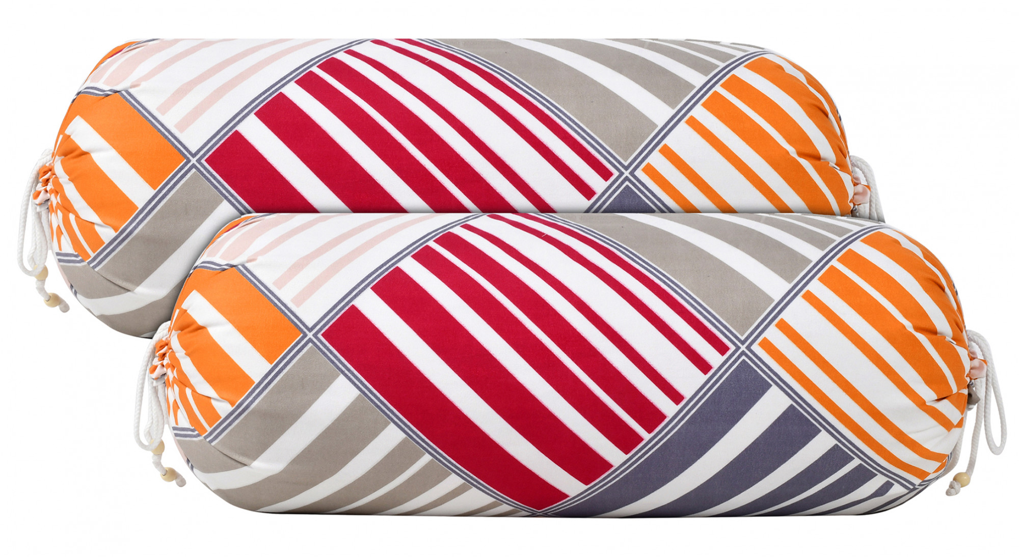Kuber Industries Multi Check Printed Cotton Bolster Cover-16