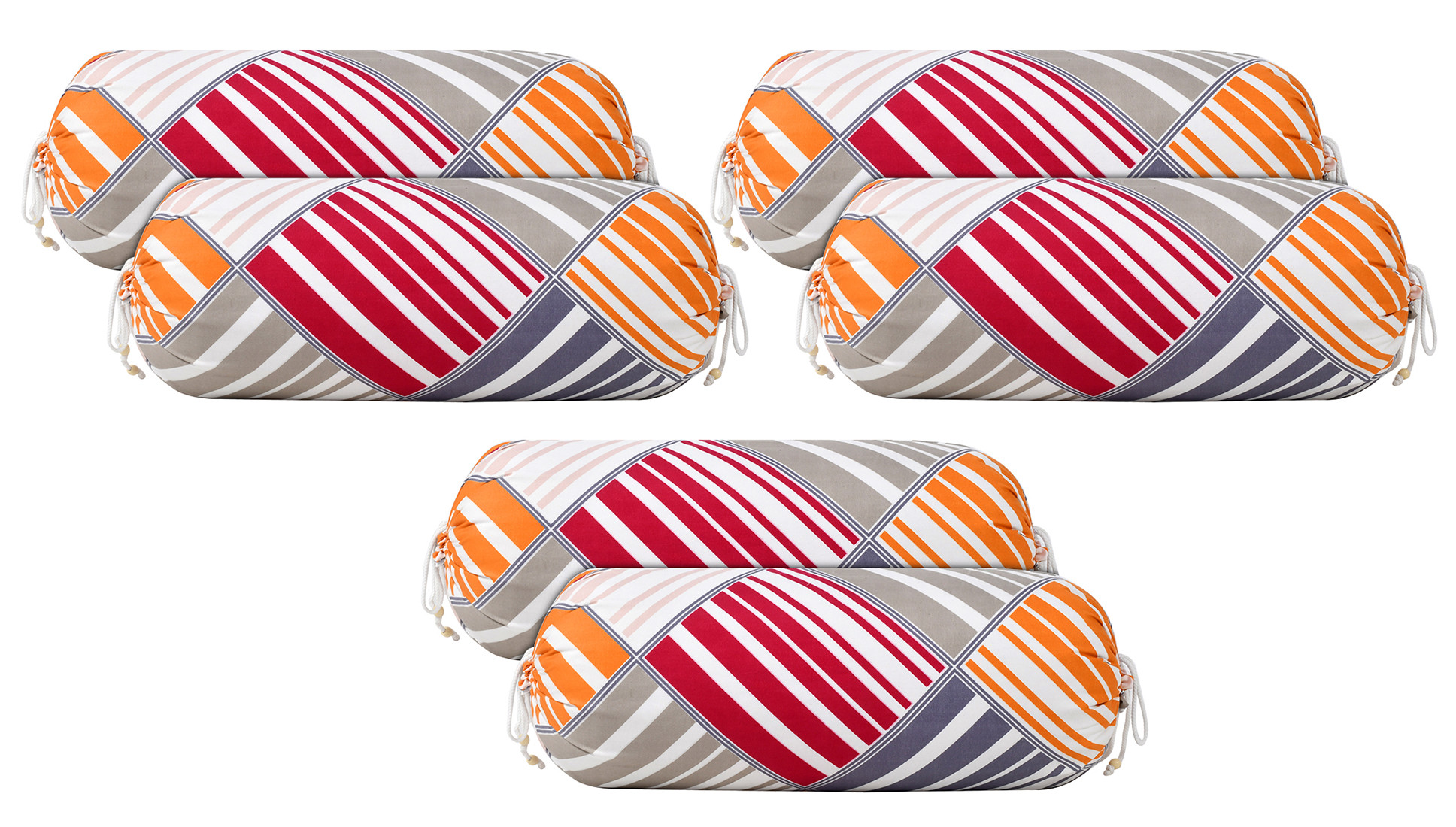 Kuber Industries Multi Check Printed Cotton Bolster Cover-16