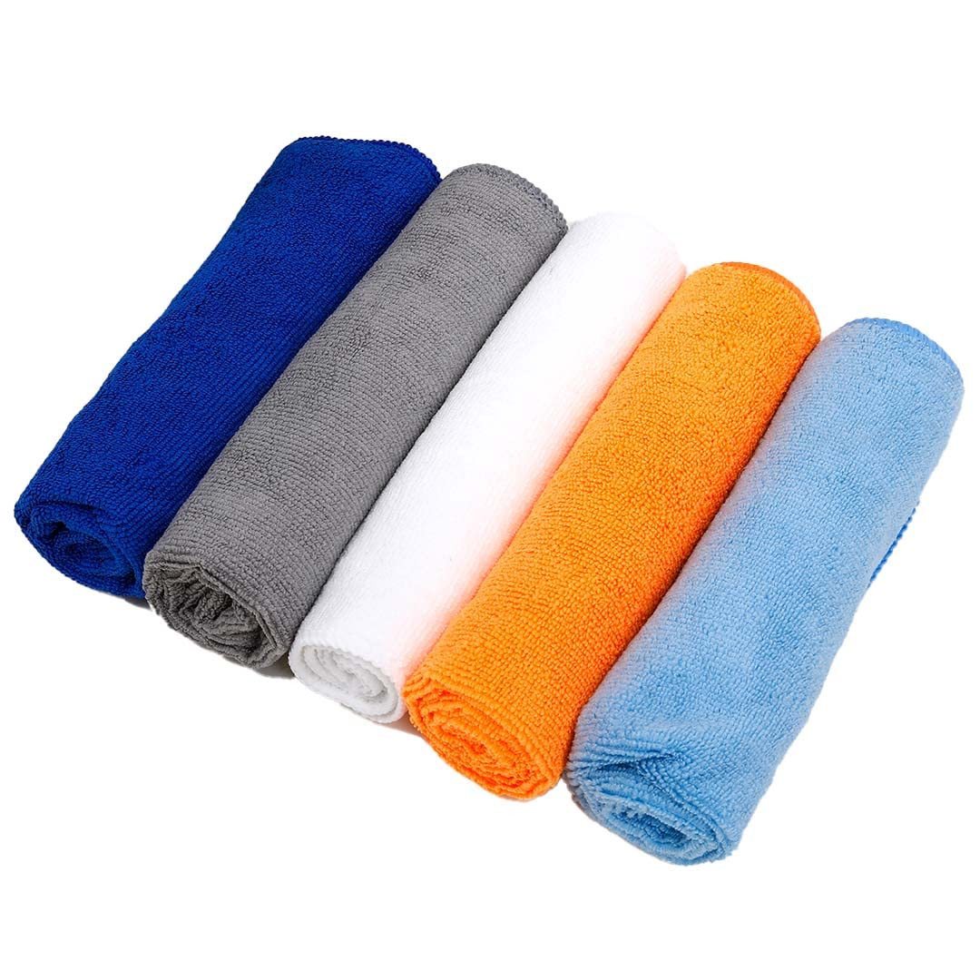 Kuber Industries Multi Utility Microfiber Duster for Home Cleaning|Superabsorbent Microfiber Cloth for Laptop Cleaning, Car Cleaning & Other Needs|Pack of 5|Multicolor