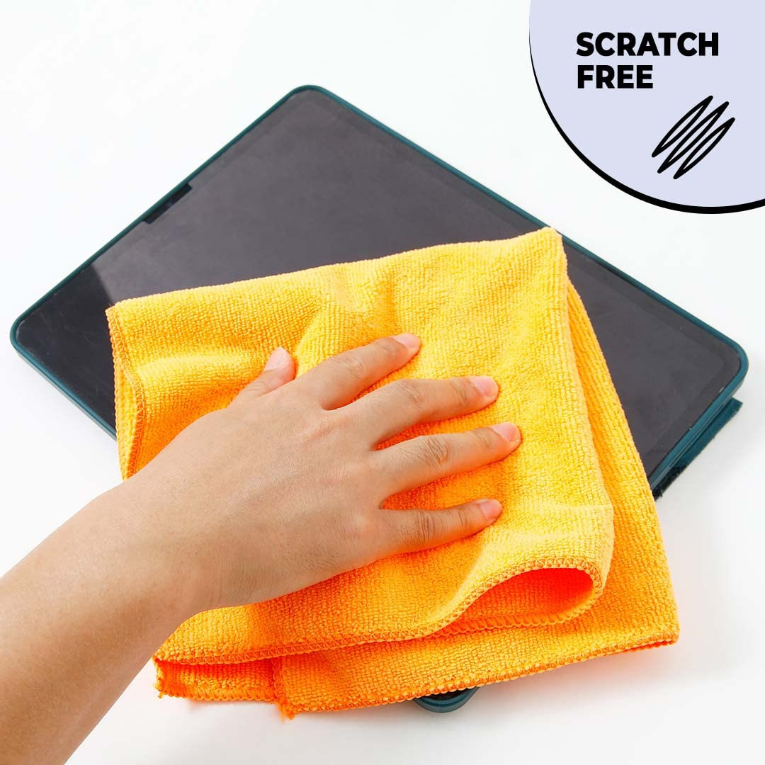 Kuber Industries Multi Utility Microfiber Duster for Home Cleaning|Superabsorbent Microfiber Cloth for Laptop Cleaning, Car Cleaning & Other Needs|Pack of 5|Multicolor
