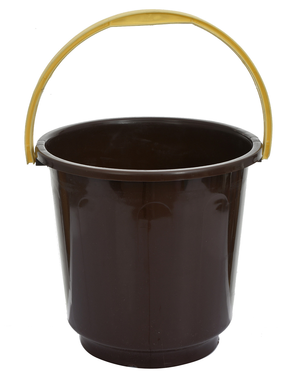 Kuber Industries Multipurposes Plastic Bucket For Bathing Home Cleaning & Storage Purpose, 16Ltr. (Brown)-47KM01205