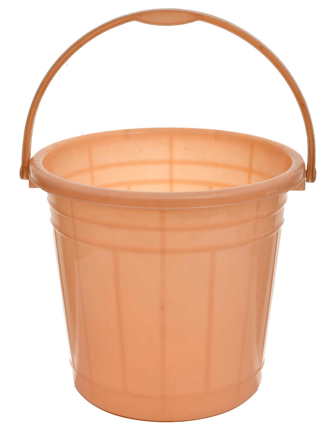 Kuber Industries Multipurposes Plastic Bucket For Bathing Home Cleaning & Storage Purpose, 30Ltr. (Peach)-47KM01225