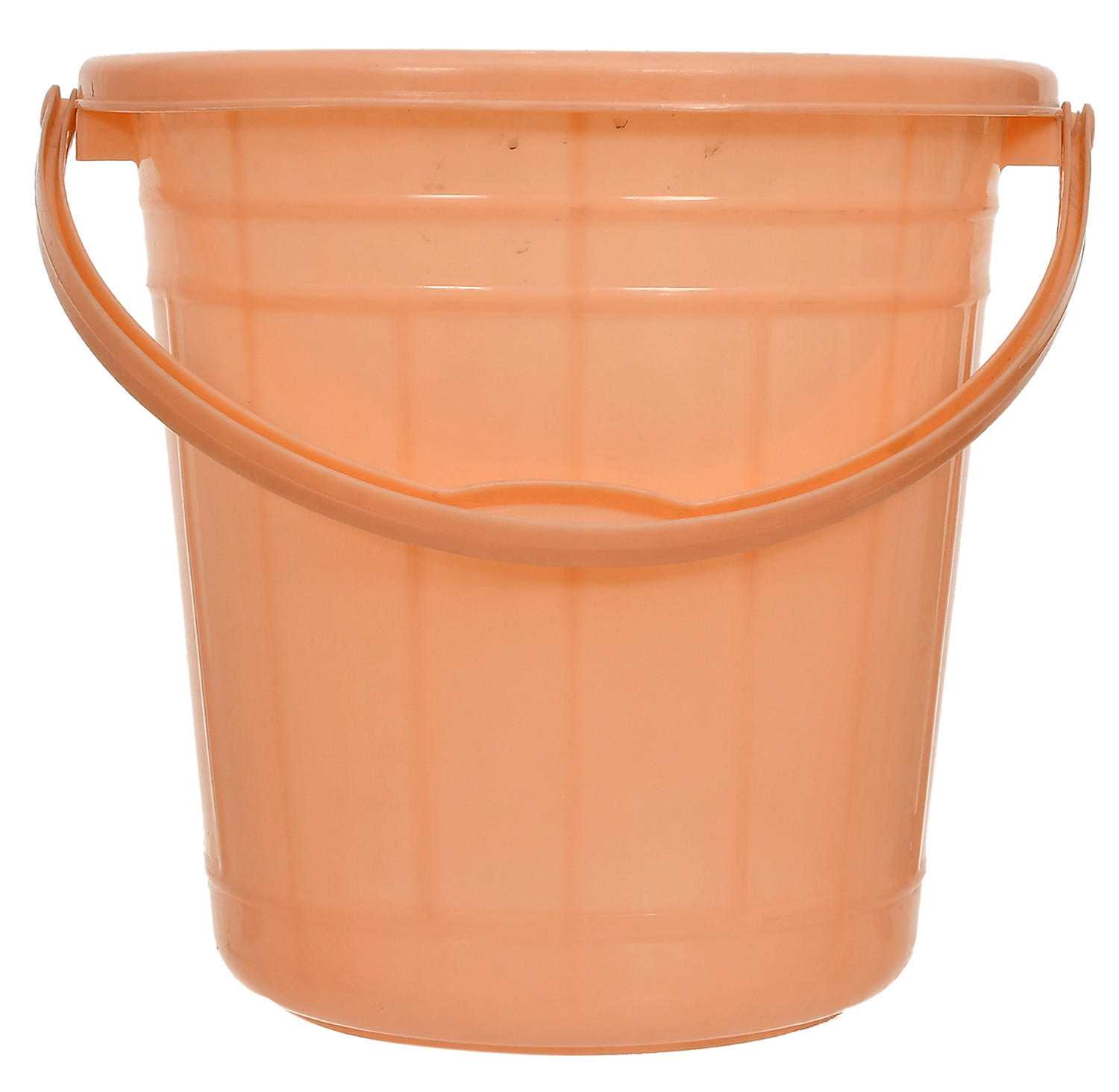 Kuber Industries Multipurposes Plastic Bucket For Bathing Home Cleaning & Storage Purpose, 30Ltr. (Peach)-47KM01225