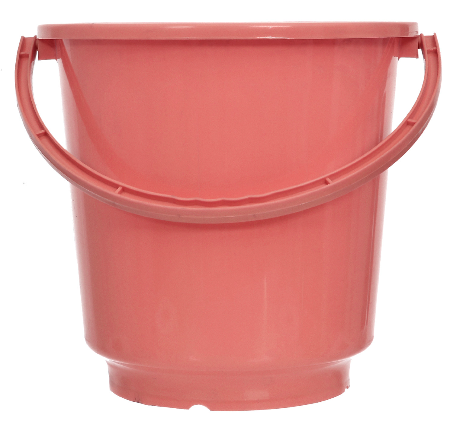 Kuber Industries Multipurposes Plastic Bucket For Bathing Home Cleaning & Storage Purpose With Lid, 16Ltr. (Pink)-47KM01169