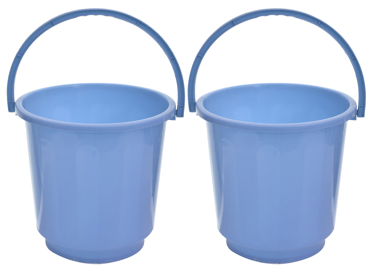Kuber Industries Multipurposes Plastic Bucket For Bathing Home Cleaning & Storage Purpose With Lid, 16Ltr. (Blue)-47KM01173