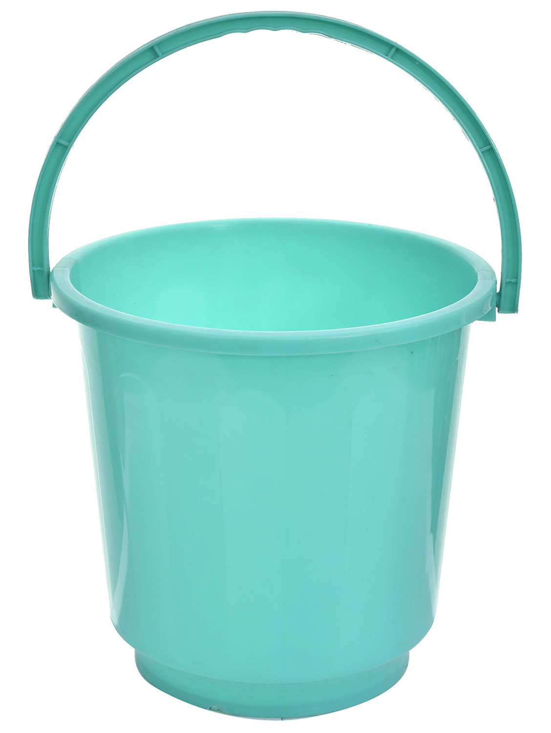 Kuber Industries Multipurposes Plastic Bucket For Bathing Home Cleaning & Storage Purpose With Lid, 16Ltr. (Green)-47KM01177