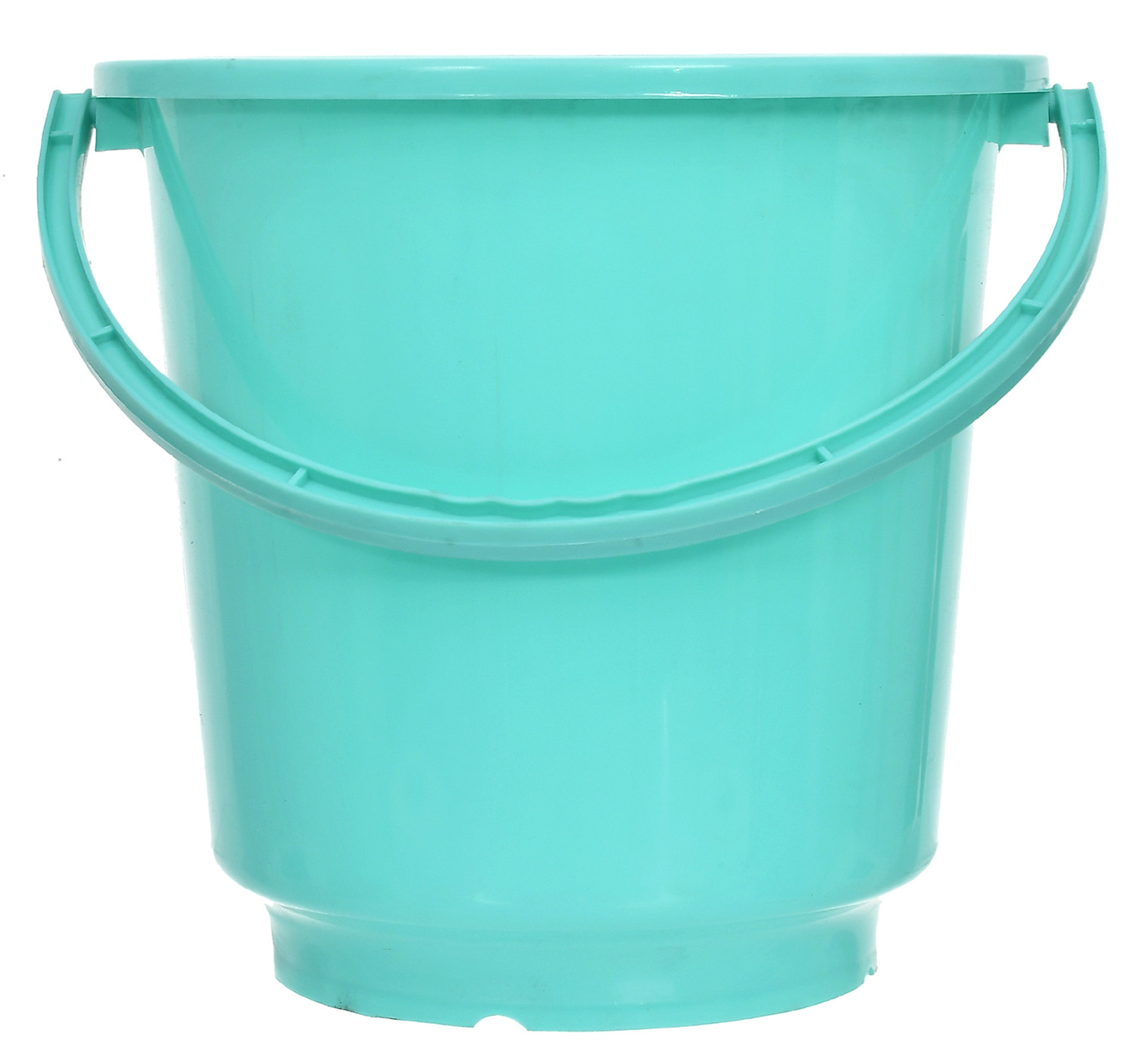 Kuber Industries Multipurposes Plastic Bucket For Bathing Home Cleaning & Storage Purpose With Lid, 16Ltr. (Green)-47KM01177