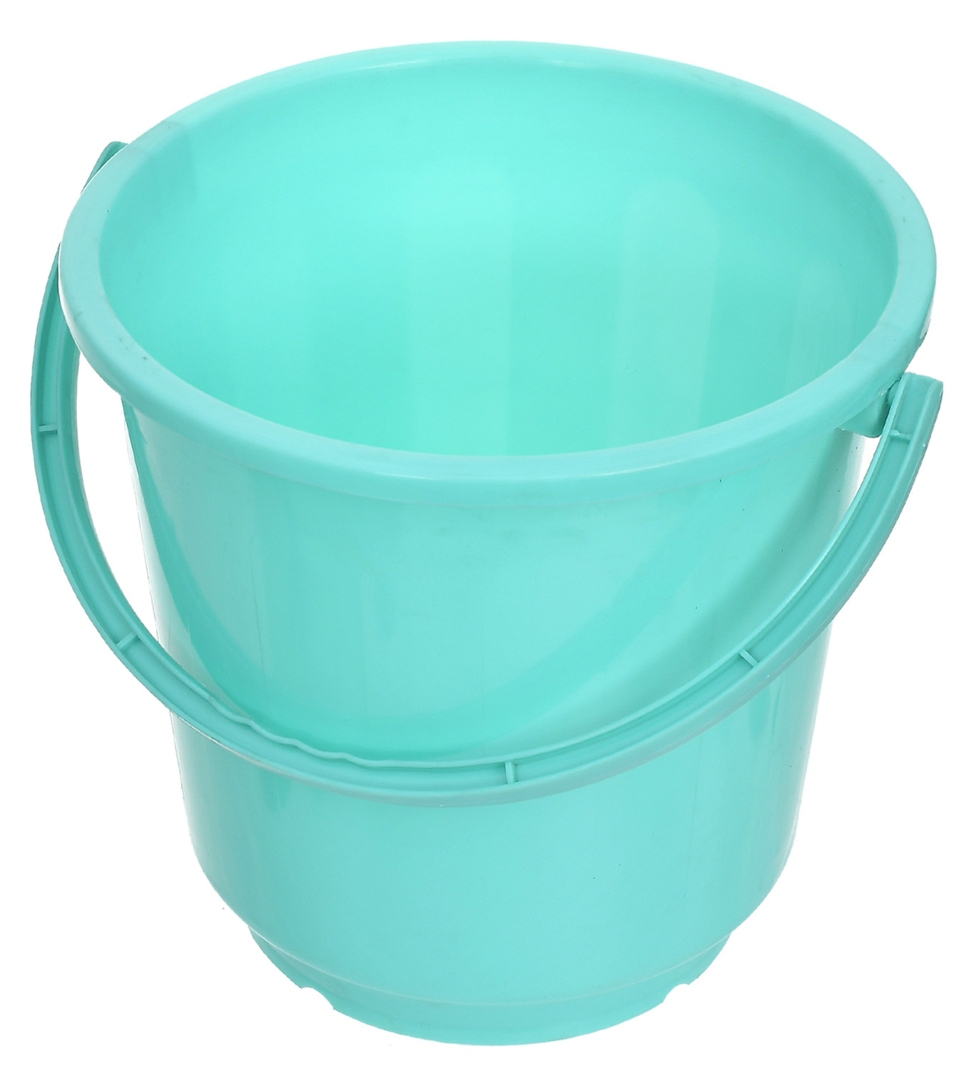 Kuber Industries Multipurposes Plastic Bucket For Bathing Home Cleaning & Storage Purpose With Lid, 16Ltr. (Green)-47KM01177