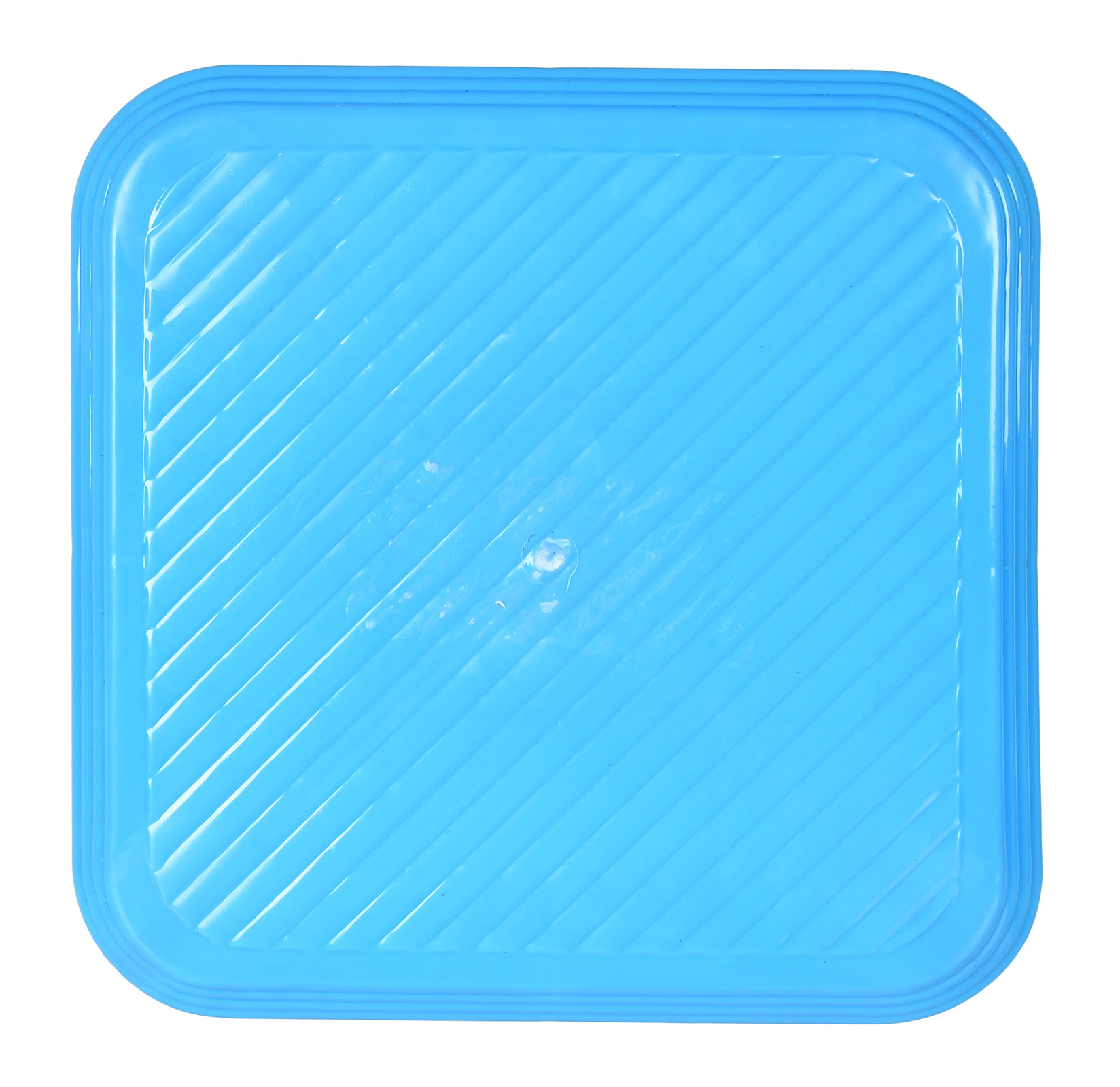 Kuber Industries Multipurposes Plastic Seating Stool/Patla (Blue)