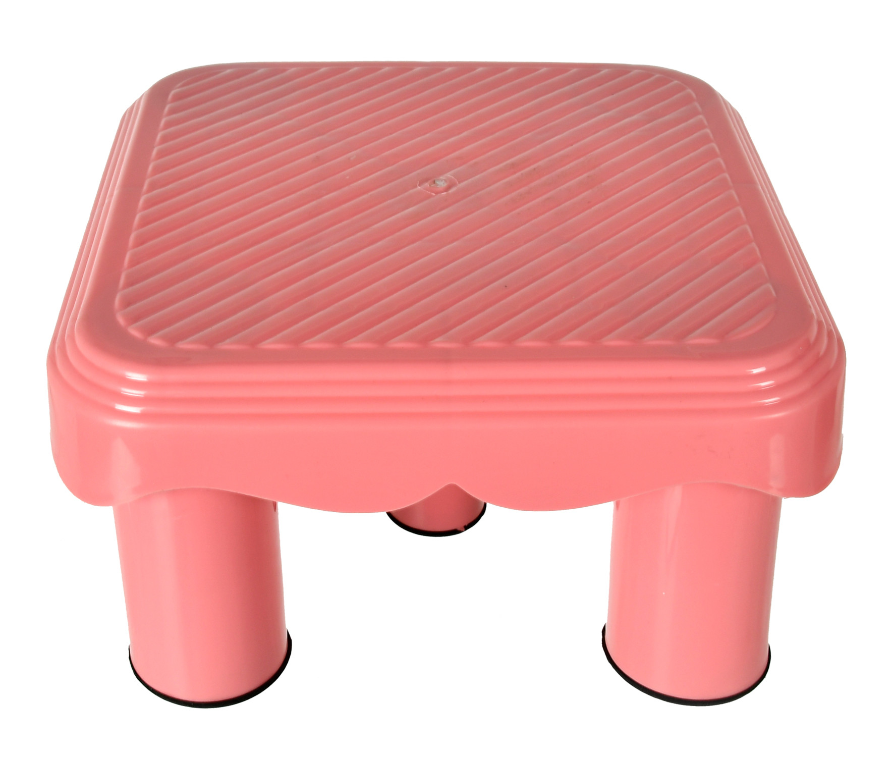 Kuber Industries Multipurposes Plastic Seating Stool/Patla (Pink)
