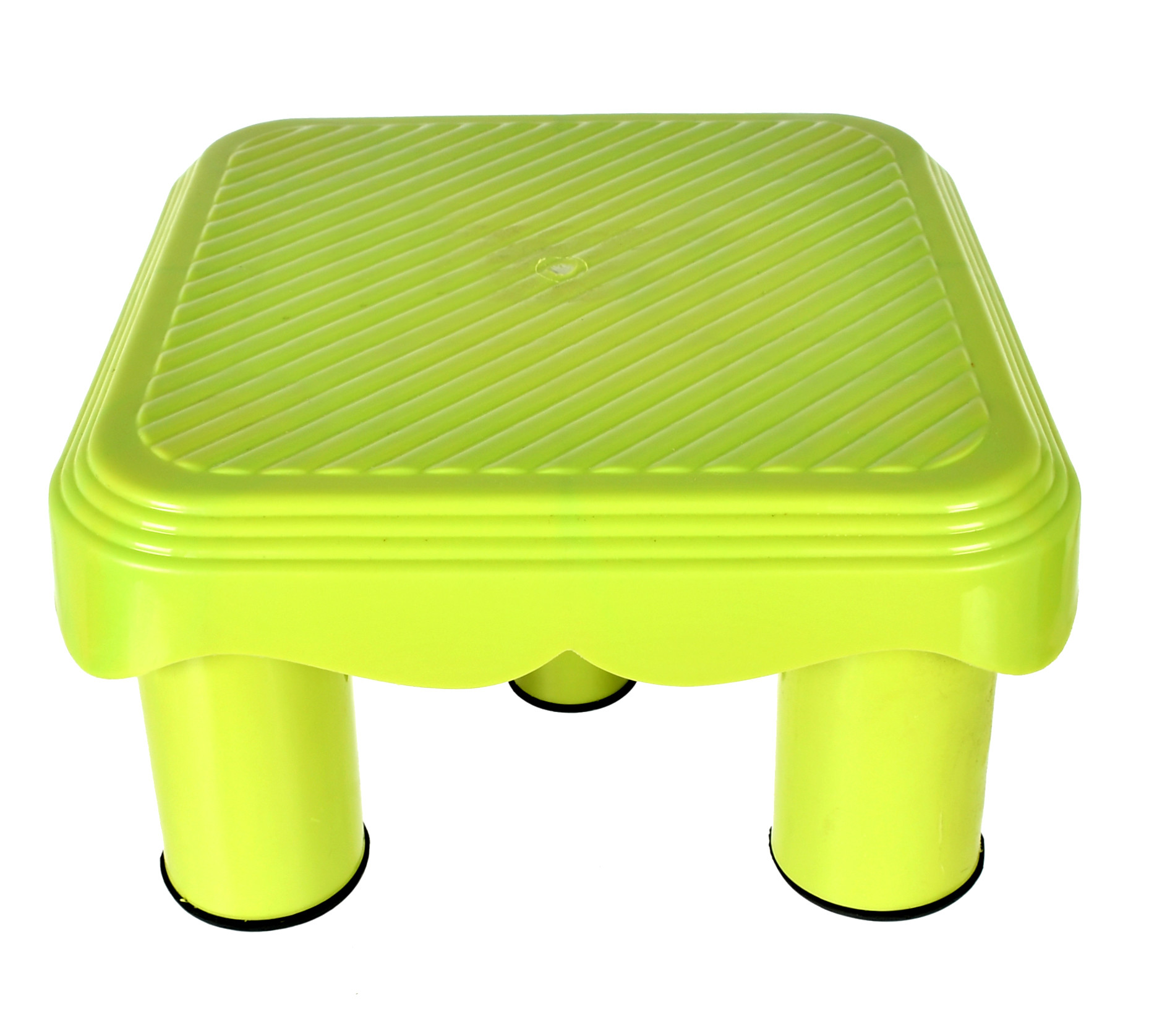 Kuber Industries Multipurposes Plastic Seating Stool/Patla (Yellow)