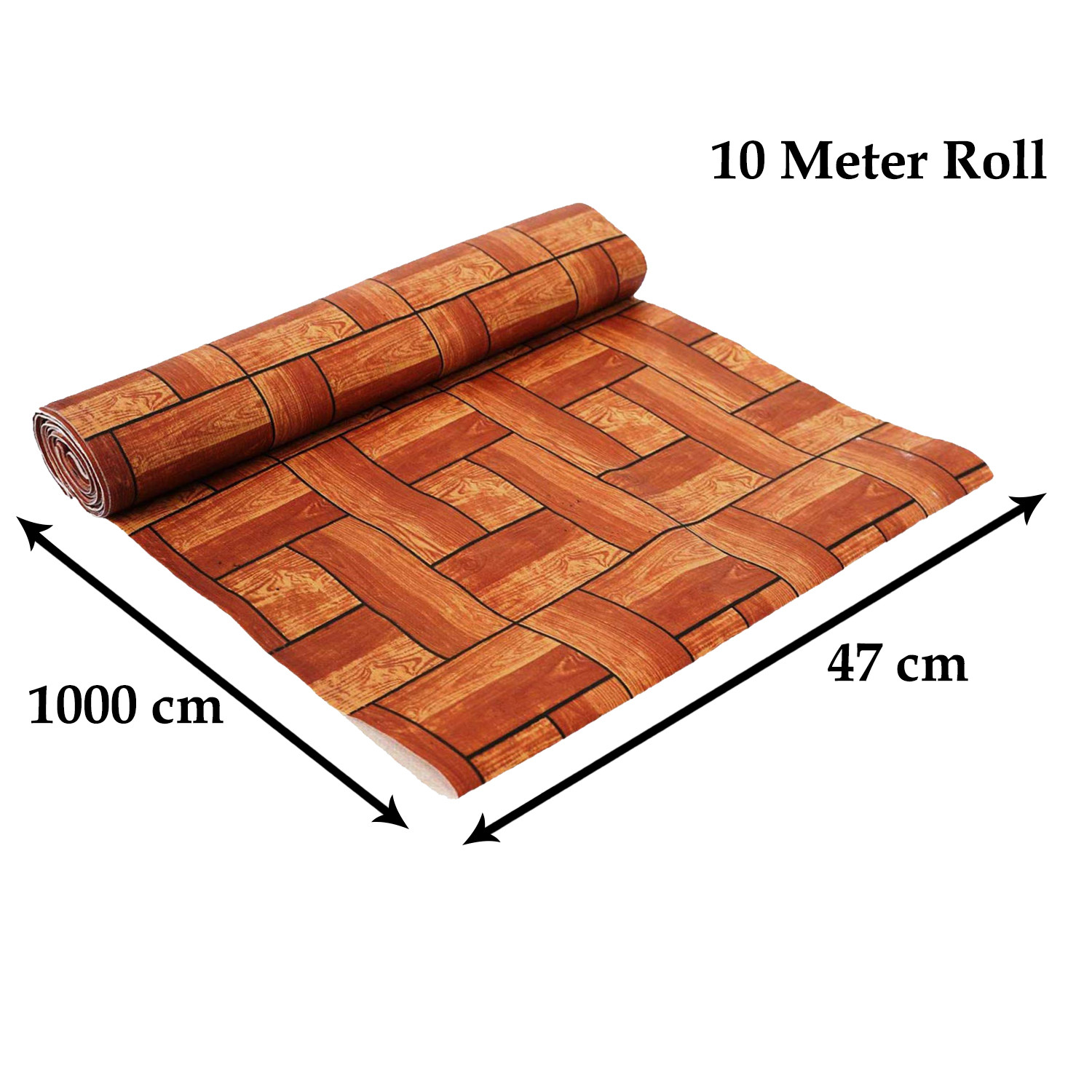 Kuber Industries Multiuses Check Print Shelf Liners for Kitchen Shelves, cupboards, Wardrobe, Drawer, 10 Mtr (Cream)
