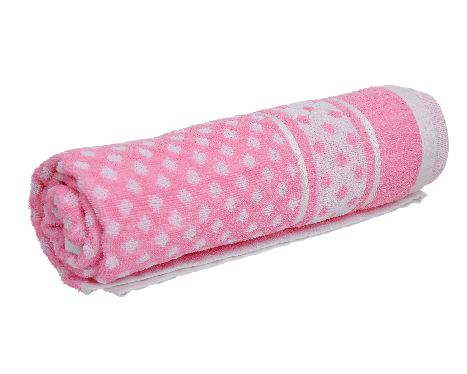 Kuber Industries Multiuses Dot Printed Soft Cotton Bath Towel, 30