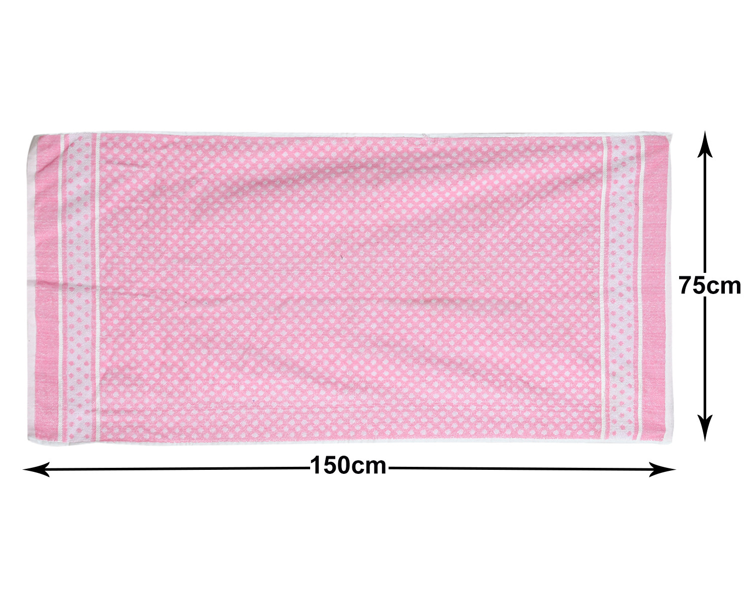 Kuber Industries Multiuses Dot Printed Soft Cotton Bath Towel, 30