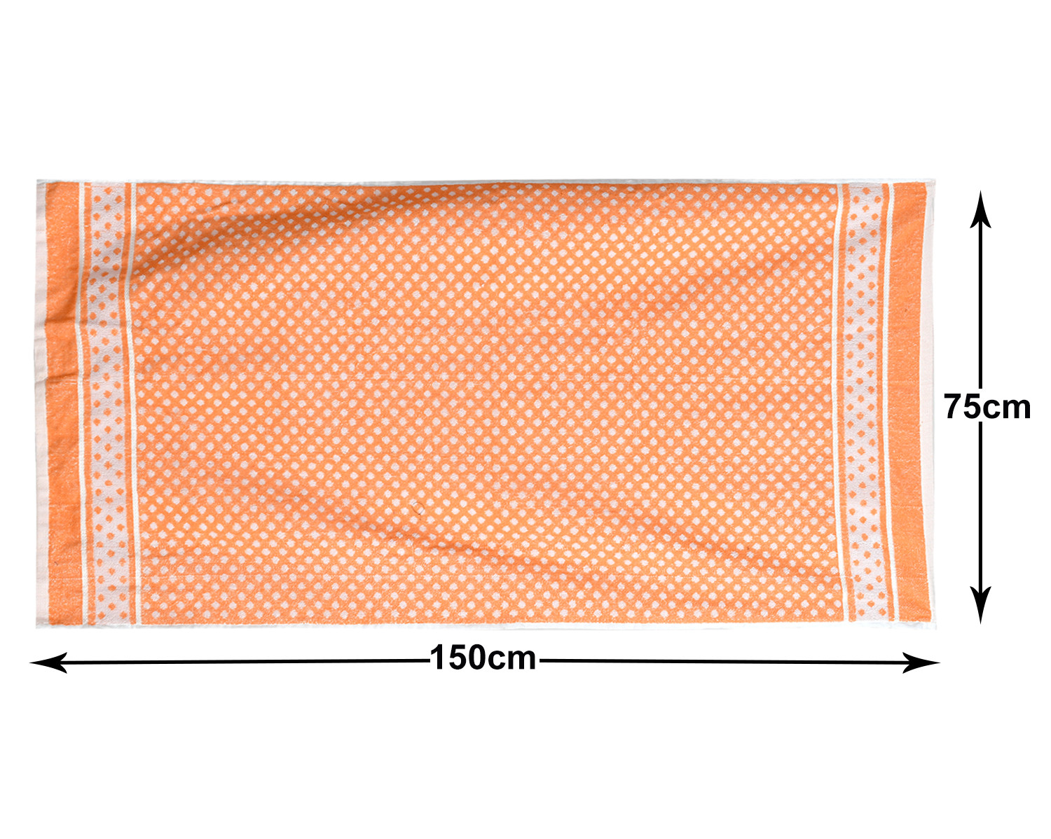 Kuber Industries Multiuses Dot Printed Soft Cotton Bath Towel, 30