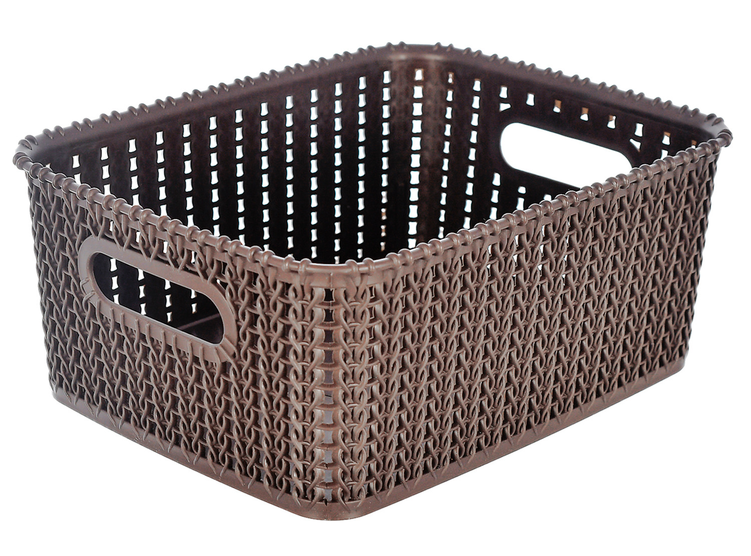 Kuber Industries Multiuses Large M 20 Plastic Tray/Basket/Organizer Without Lid- Pack of 3 (Brown & Grey & Brown) -46KM0105