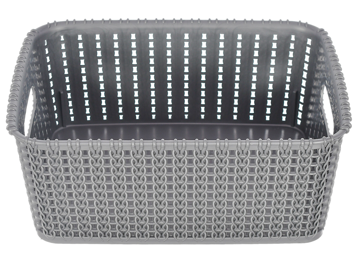 Kuber Industries Multiuses Large M 20 Plastic Tray/Basket/Organizer Without Lid- Pack of 3 (Grey & Brown & Grey) -46KM0103