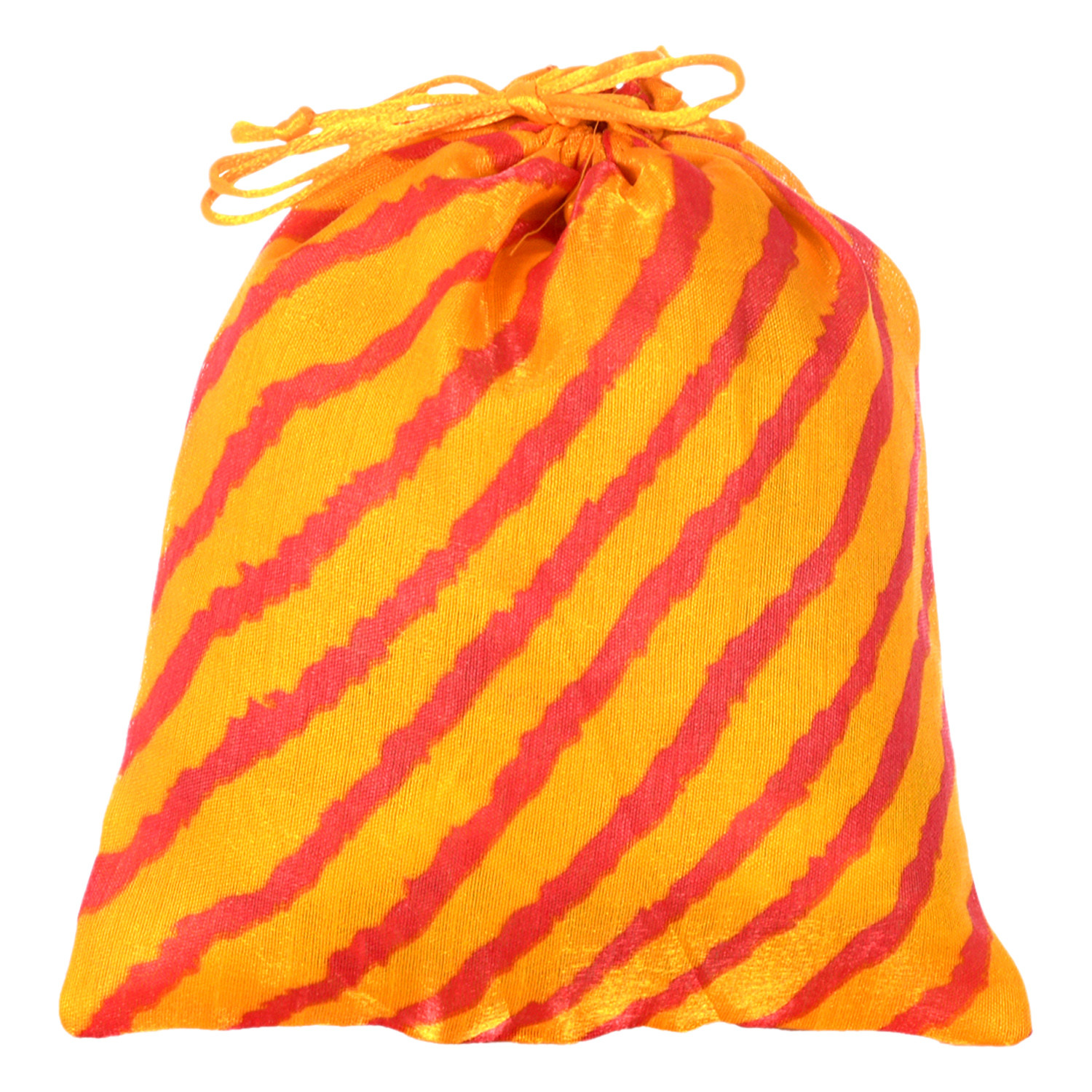 Kuber Industries Multiuses Lehriya Print Potli Bag for women With Drawstring (Assorted)