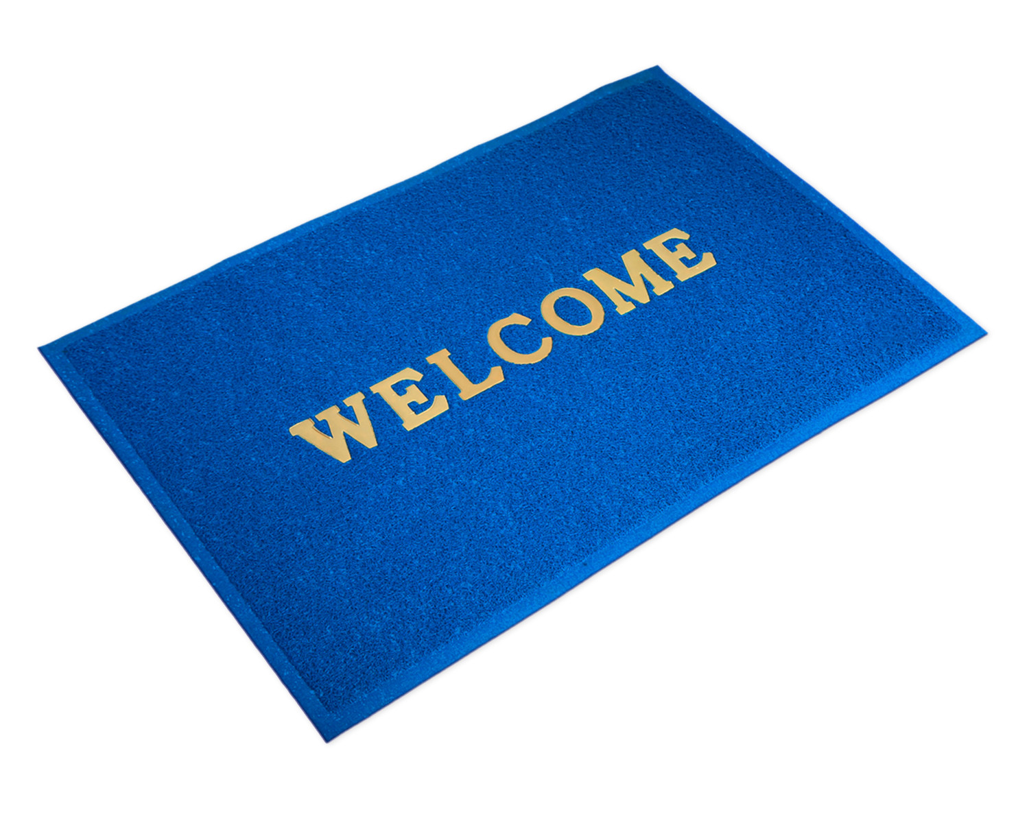 Kuber Industries Multiuses Rubber Anti Slip Welcome Door Mat For Home, Bedroom & Bathrooom (Blue)