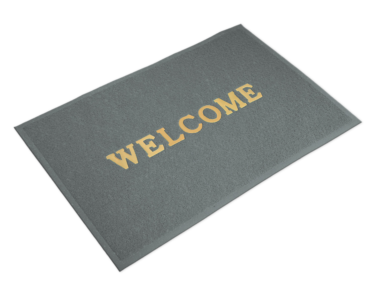 Kuber Industries Multiuses Rubber Anti Slip Welcome Door Mat For Home, Bedroom & Bathrooom (Grey)