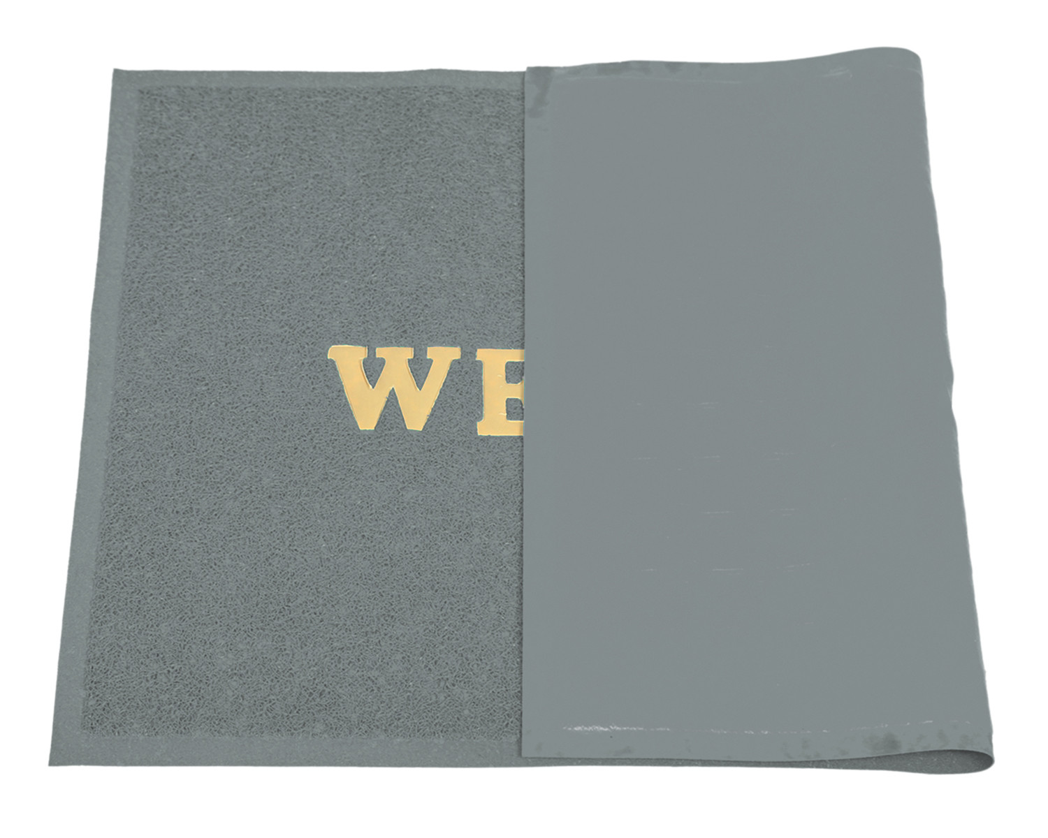 Kuber Industries Multiuses Rubber Anti Slip Welcome Door Mat For Home, Bedroom & Bathrooom (Grey)
