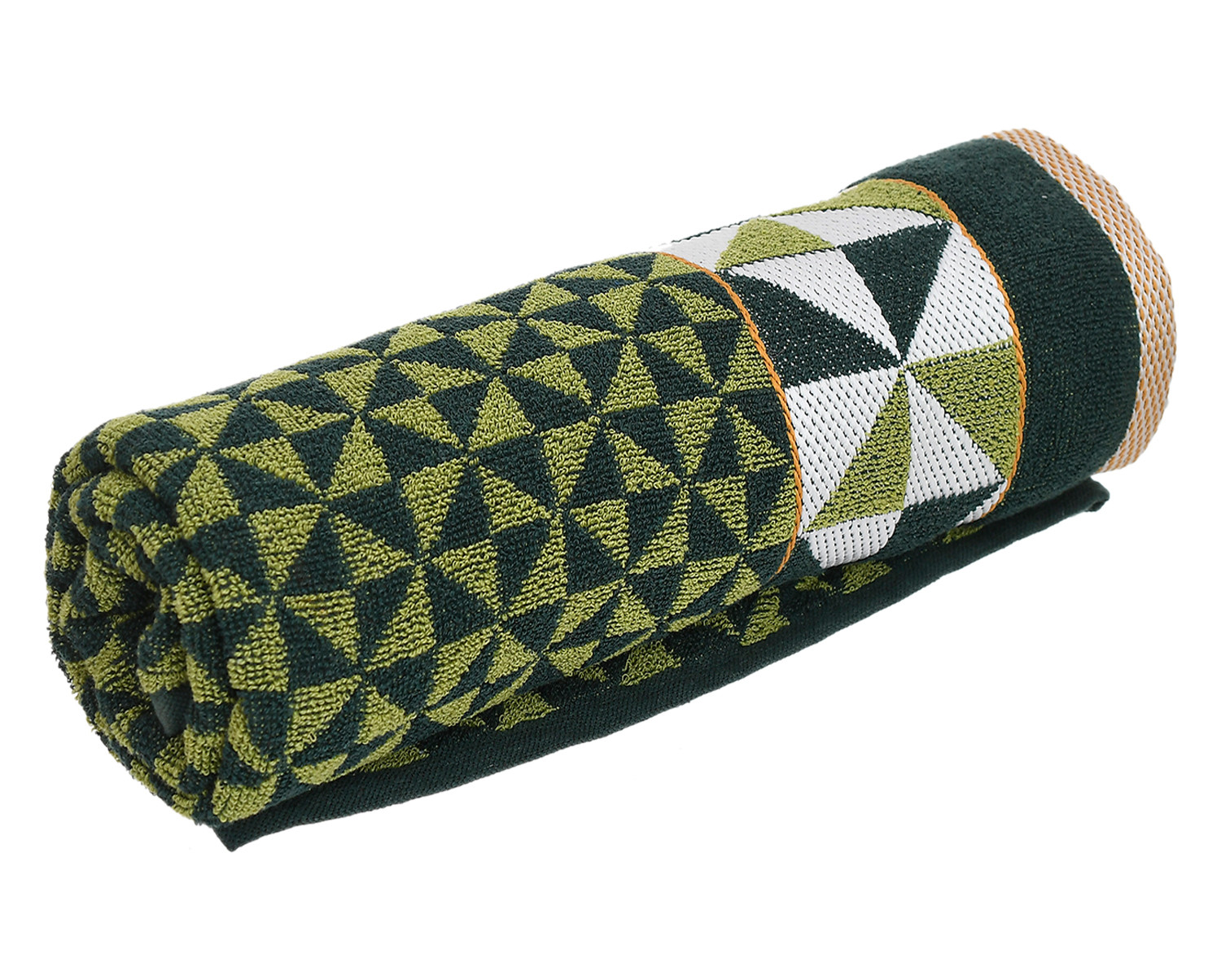 Kuber Industries Multiuses Tringle Printed Soft Cotton Bath Towel, 30