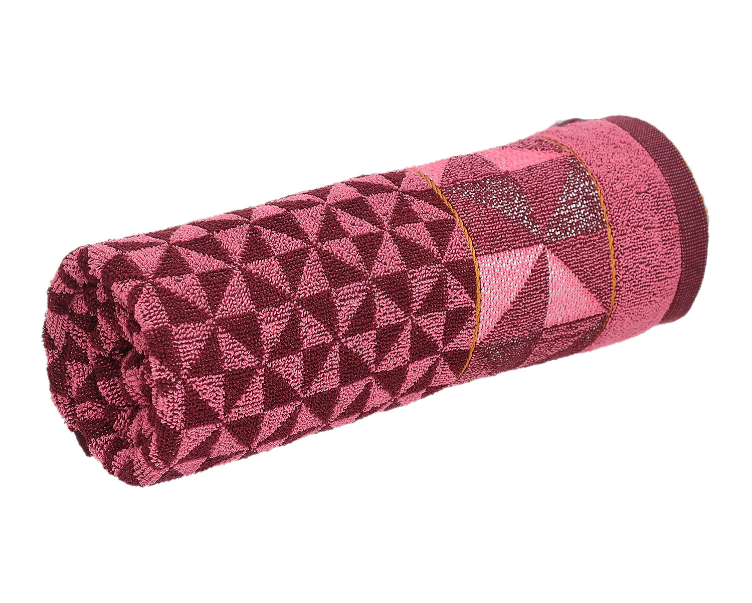 Kuber Industries Multiuses Tringle Printed Soft Cotton Bath Towel, 30