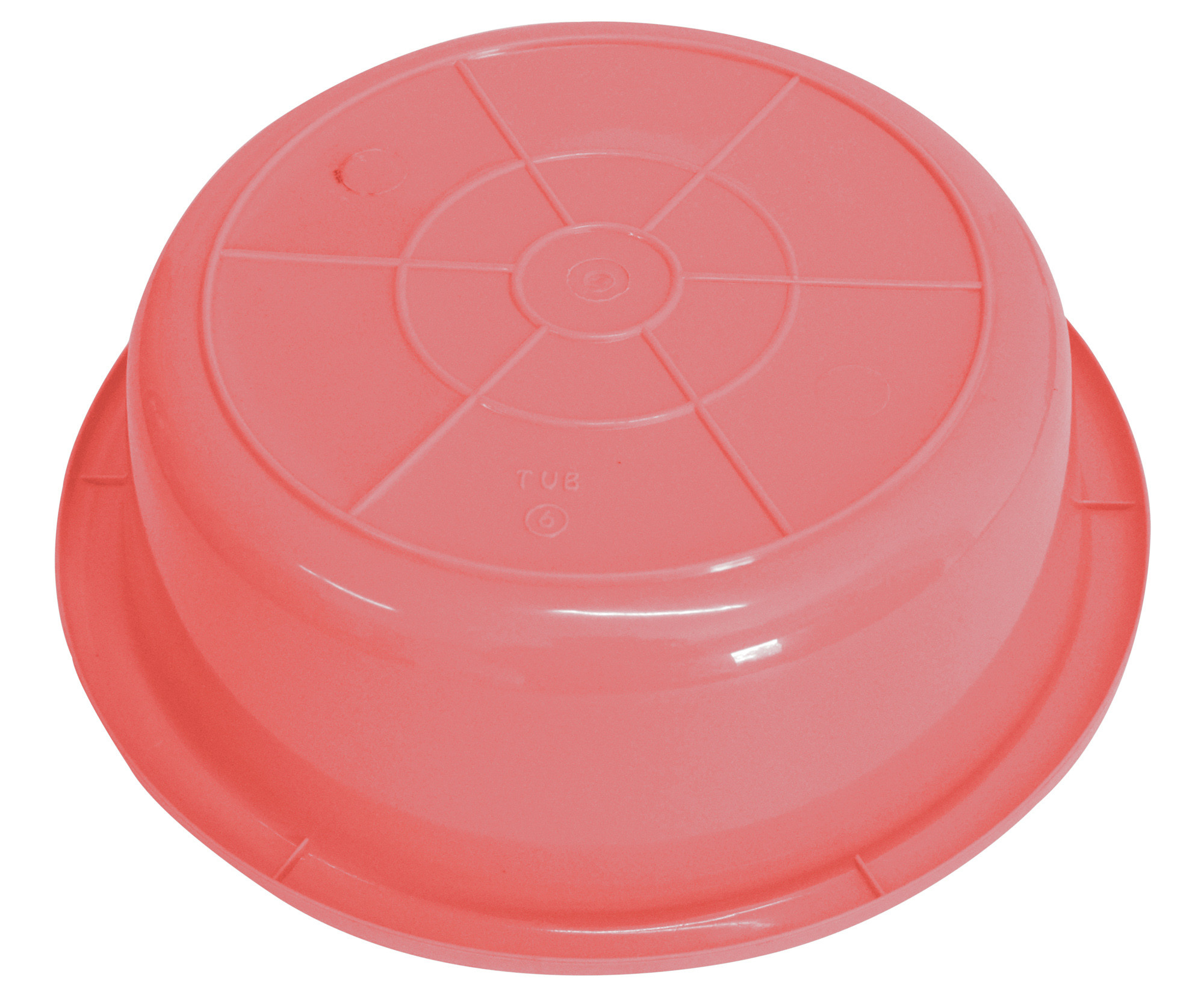 Kuber Industries Multiuses Unbreakable Plastic Knead Dough Basket/Basin Bowl For Home & Kitchen 6 Ltr (Light Pink)
