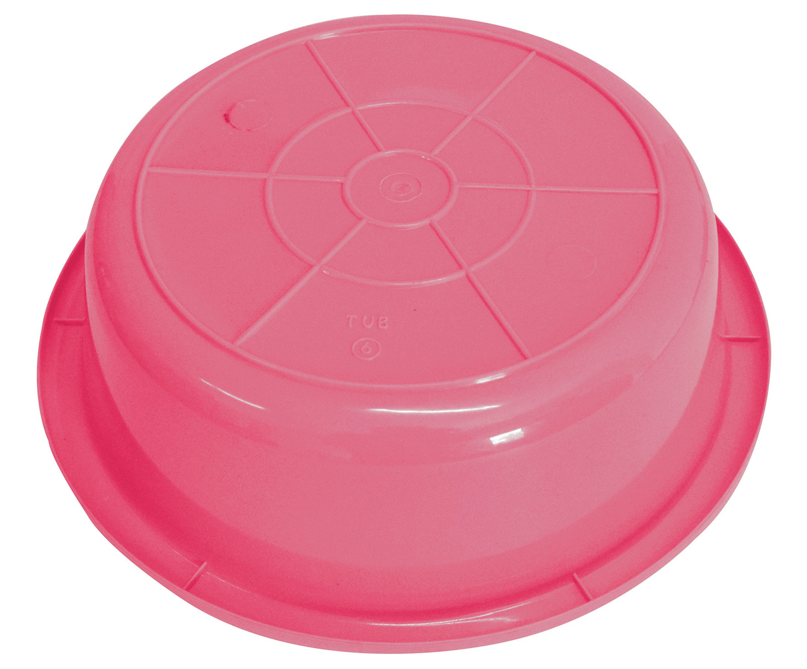 Kuber Industries Multiuses Unbreakable Plastic Knead Dough Basket/Basin Bowl For Home & Kitchen 6 Ltr (Pink)