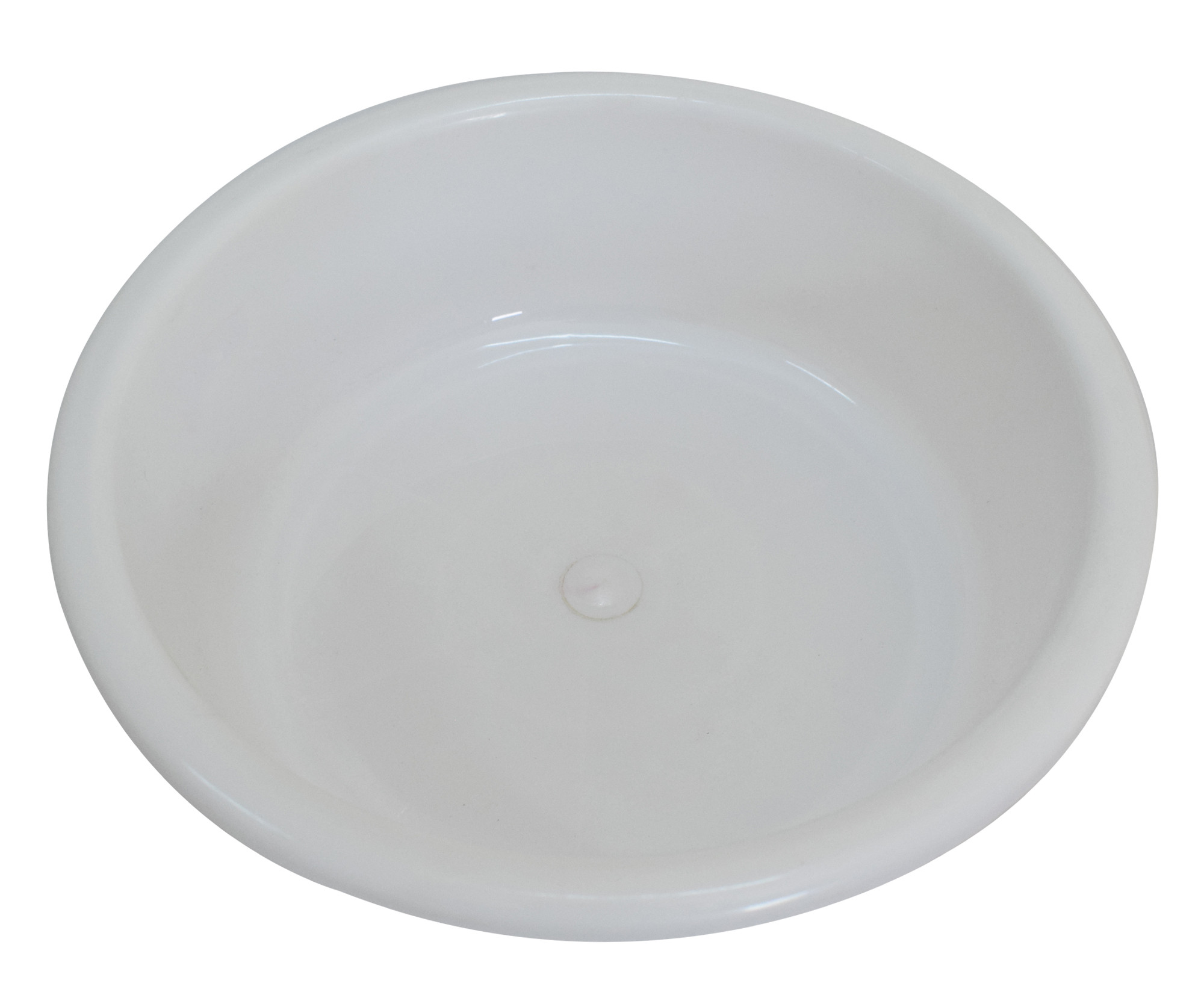 Kuber Industries Multiuses Unbreakable Plastic Knead Dough Basket/Basin Bowl For Home & Kitchen 6 Ltr (White)