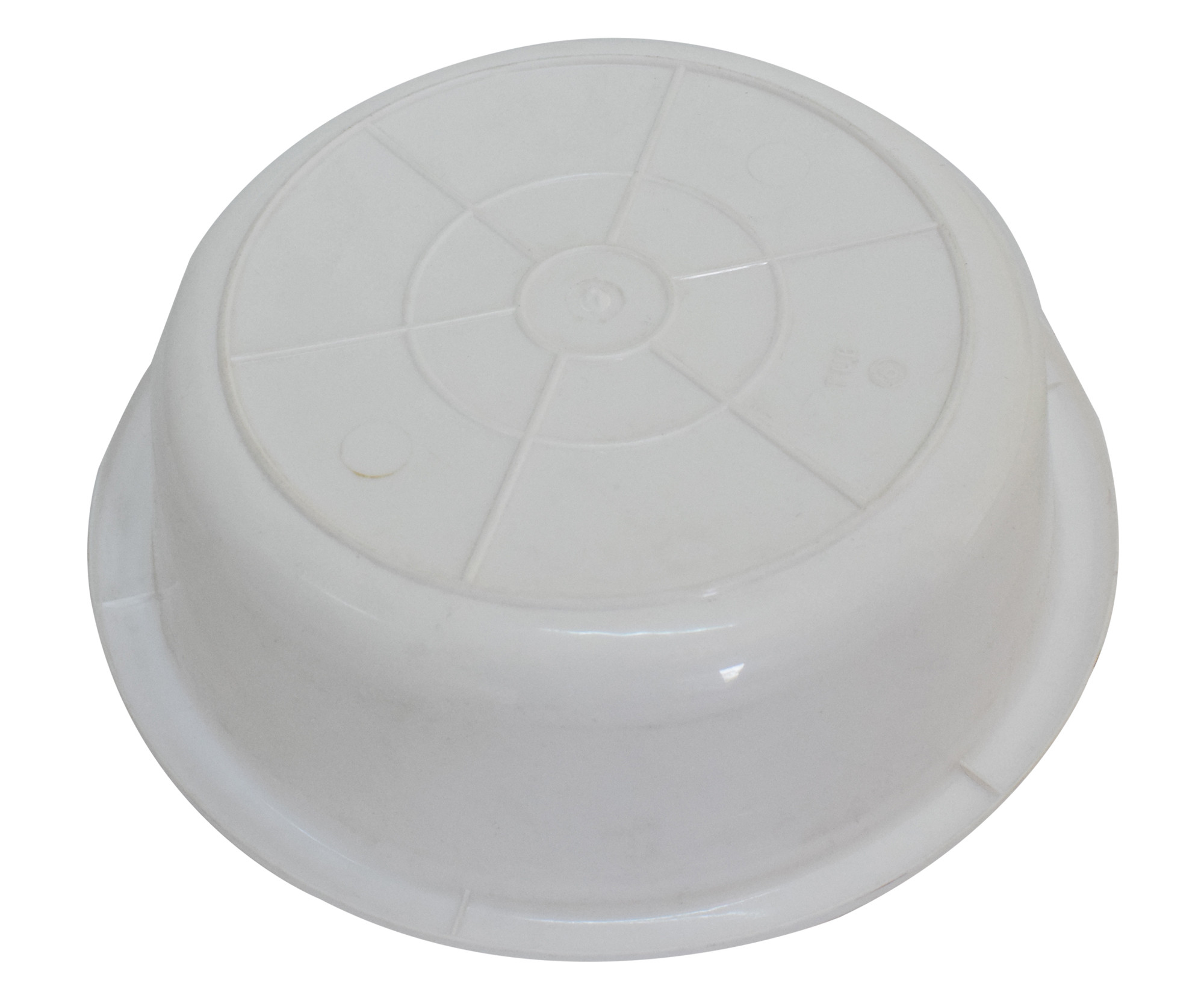 Kuber Industries Multiuses Unbreakable Plastic Knead Dough Basket/Basin Bowl For Home & Kitchen 6 Ltr (White)