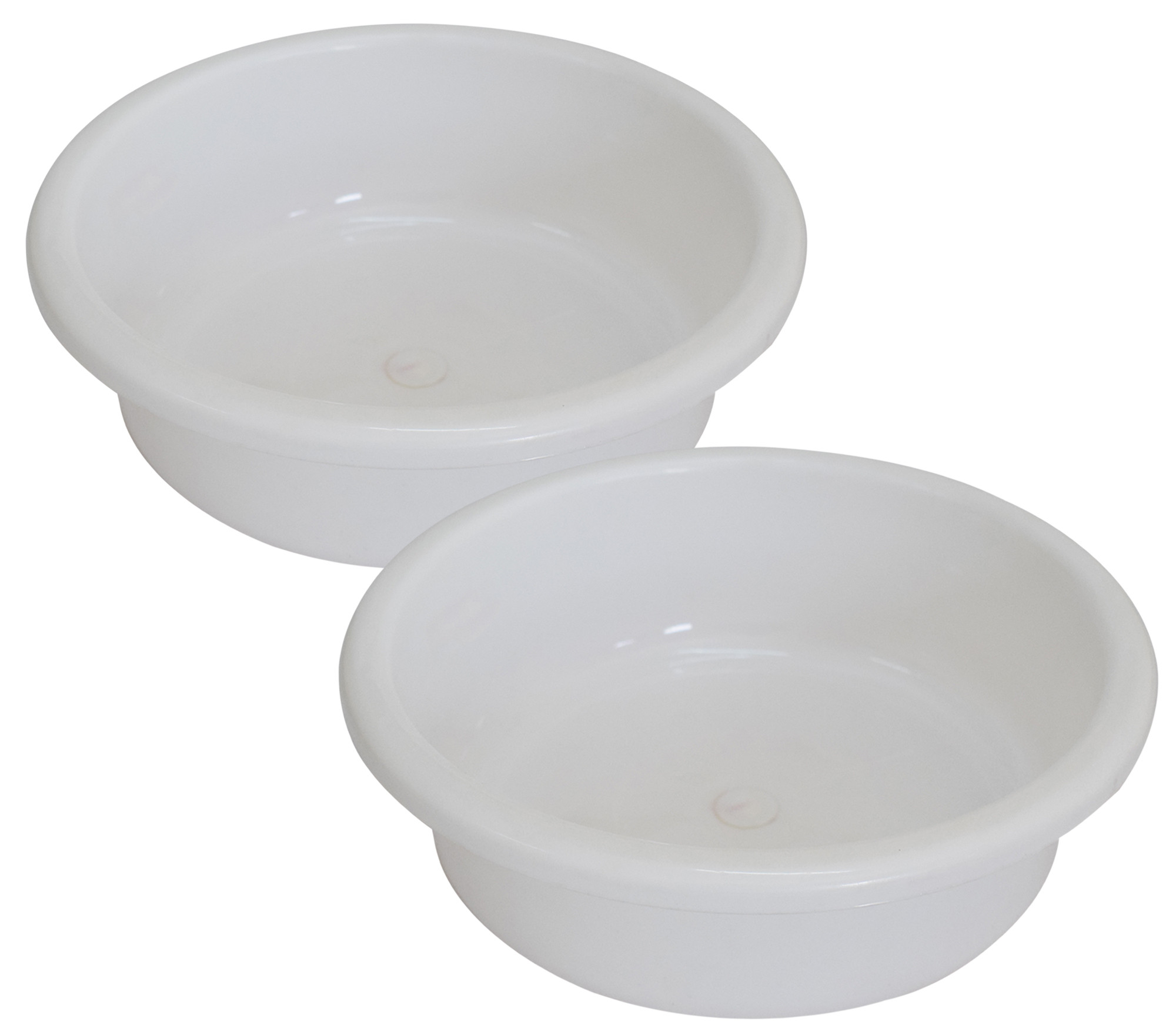 Kuber Industries Multiuses Unbreakable Plastic Knead Dough Basket/Basin Bowl For Home & Kitchen 6 Ltr (White)