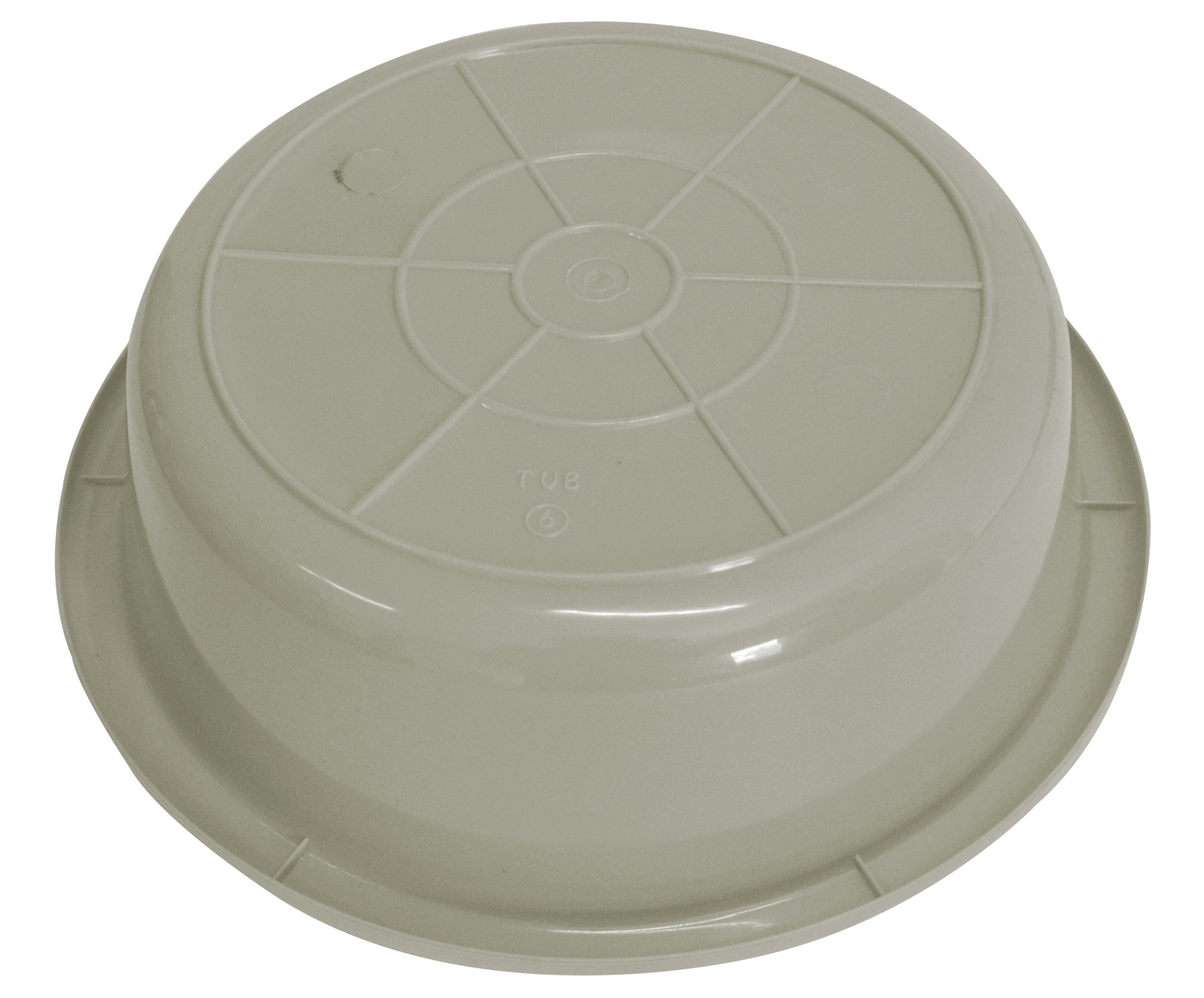Kuber Industries Multiuses Unbreakable Plastic Knead Dough Basket/Basin Bowl For Home & Kitchen 6 Ltr (Grey)