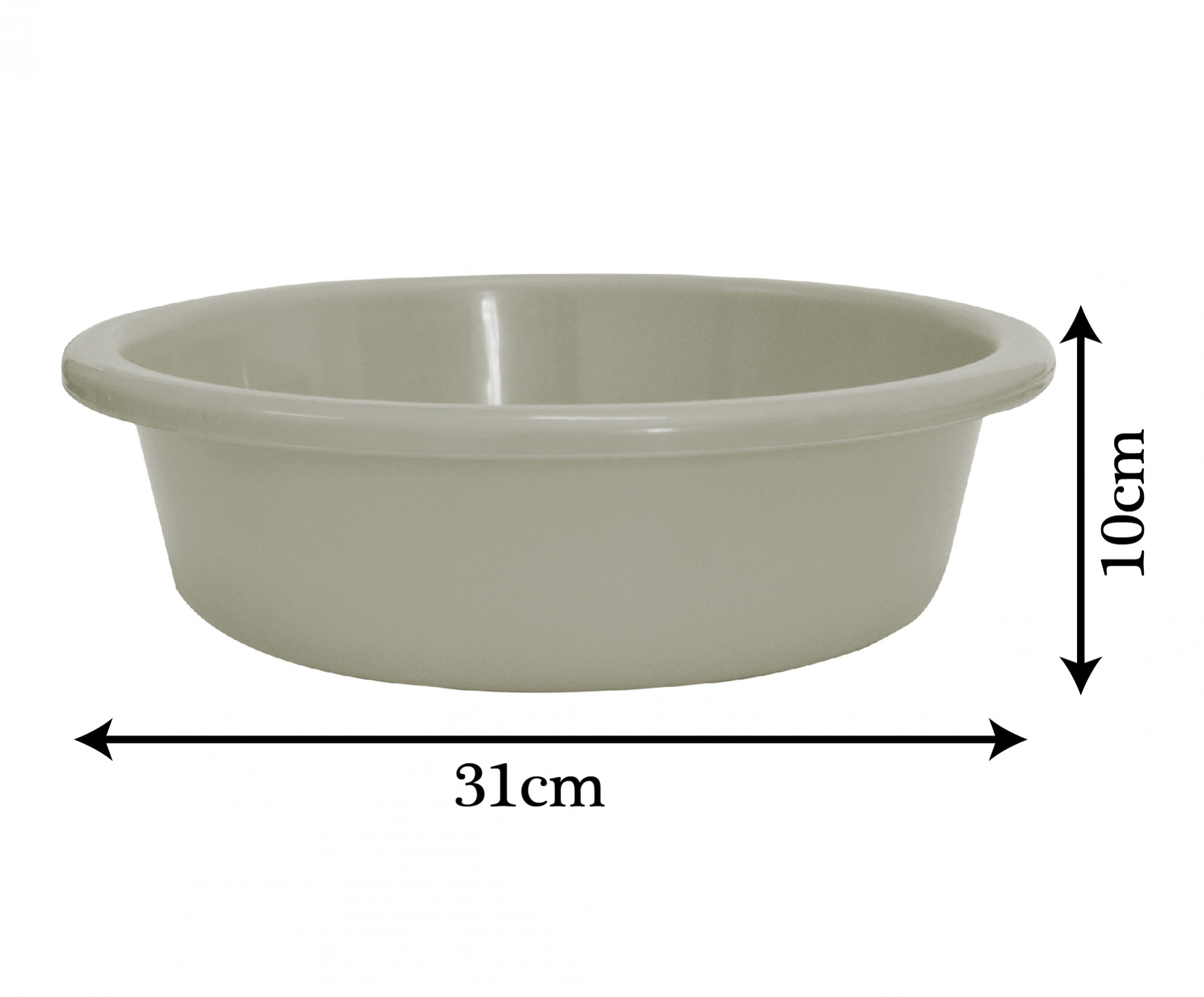 Kuber Industries Multiuses Unbreakable Plastic Knead Dough Basket/Basin Bowl For Home & Kitchen 6 Ltr (Grey)