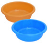 Kuber Industries Multiuses Unbreakable Plastic Knead Dough Basket/Basin Bowl For Home &amp; Kitchen 6 Ltr- Pack of 2 (Yellow &amp; Blue)