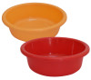 Kuber Industries Multiuses Unbreakable Plastic Knead Dough Basket/Basin Bowl For Home &amp; Kitchen 6 Ltr- Pack of 2 (Yellow &amp; Red)