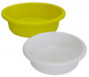 Kuber Industries Multiuses Unbreakable Plastic Knead Dough Basket/Basin Bowl For Home &amp; Kitchen 6 Ltr- Pack of 2 (Green &amp; White)