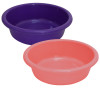 Kuber Industries Multiuses Unbreakable Plastic Knead Dough Basket/Basin Bowl For Home &amp; Kitchen 6 Ltr- Pack of 2 (Purple &amp; Light Pink)