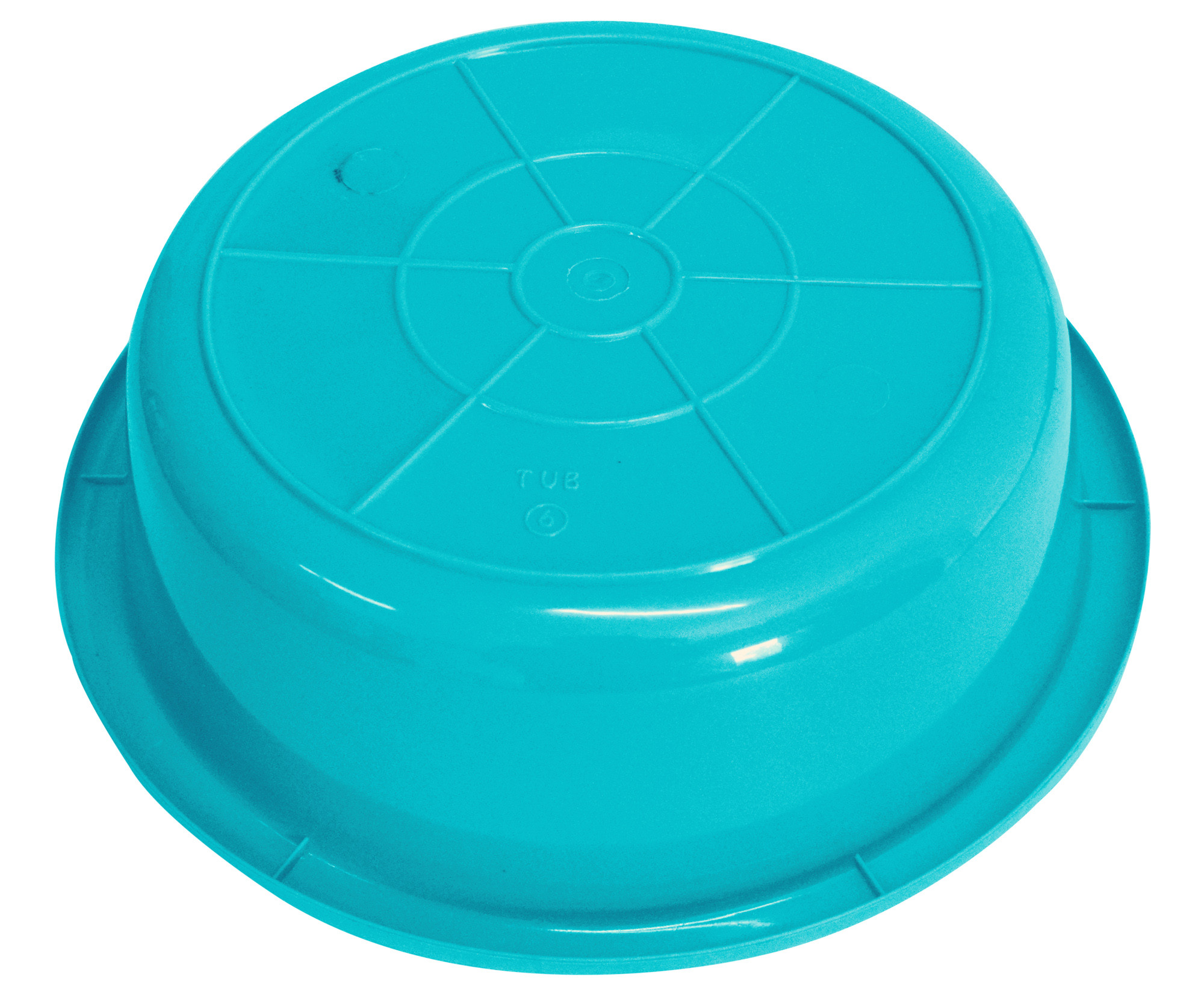 Kuber Industries Multiuses Unbreakable Plastic Knead Dough Basket/Basin Bowl For Home & Kitchen 6 Ltr- Pack of 2 (Sky Blue & Grey)