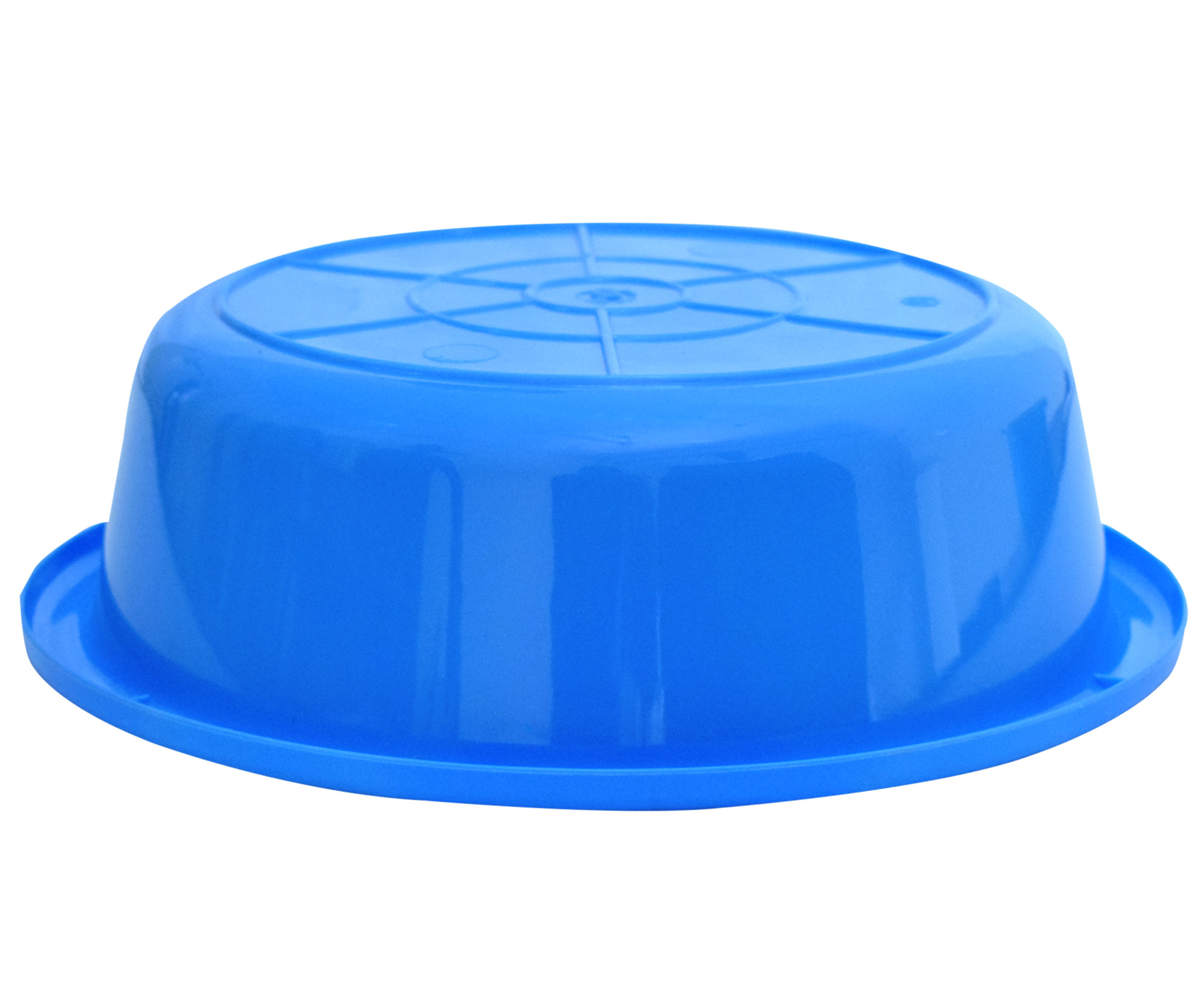 Kuber Industries Multiuses Unbreakable Plastic Knead Dough Basket/Basin Bowl For Home & Kitchen 6 Ltr- Pack of 2 (Blue & Red)