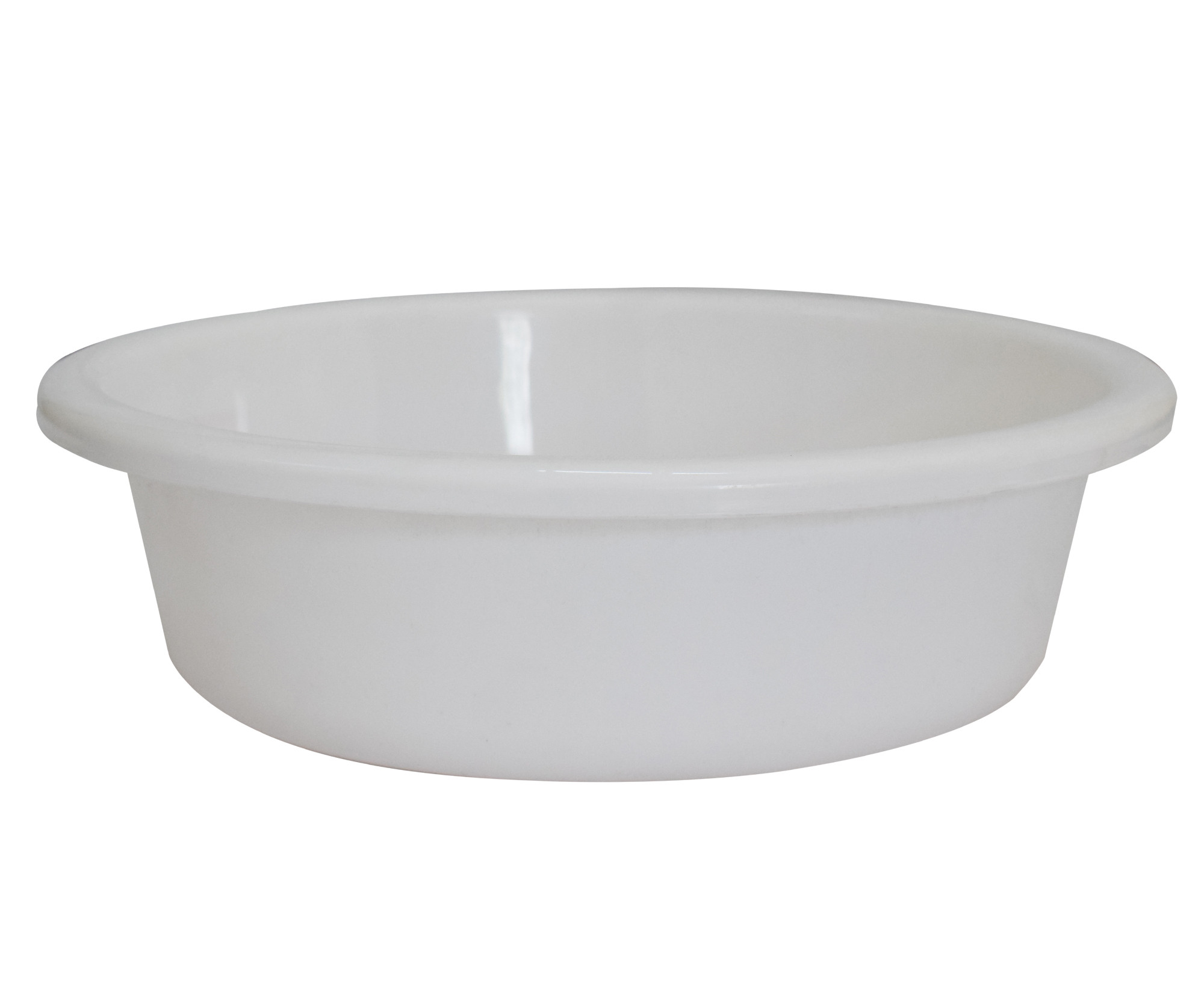 Kuber Industries Multiuses Unbreakable Plastic Knead Dough Basket/Basin Bowl For Home & Kitchen 6 Ltr- Pack of 2 (White & Grey)