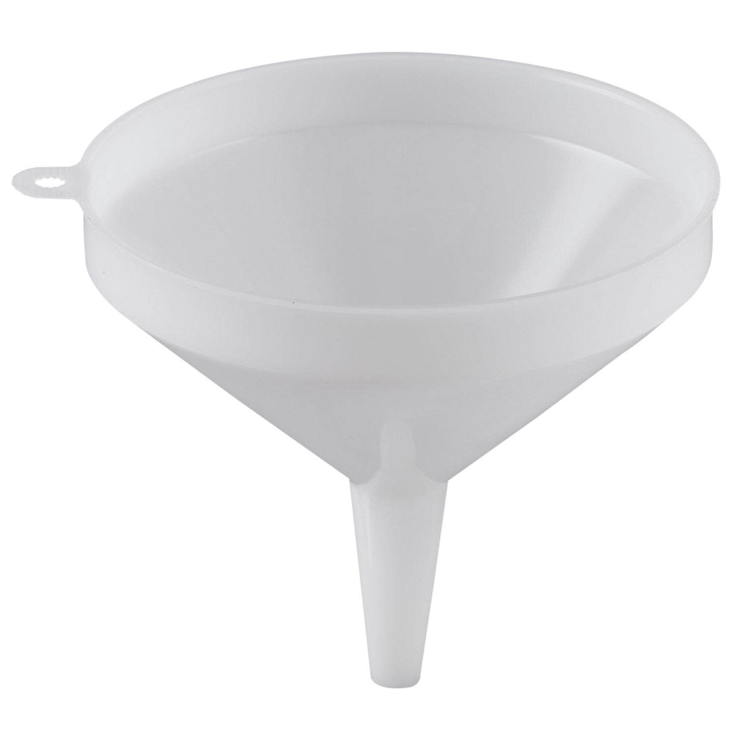 Kuber Industries Multiuses Wide-Mouth Plastic Funnel For Pouring (Tranasparent)