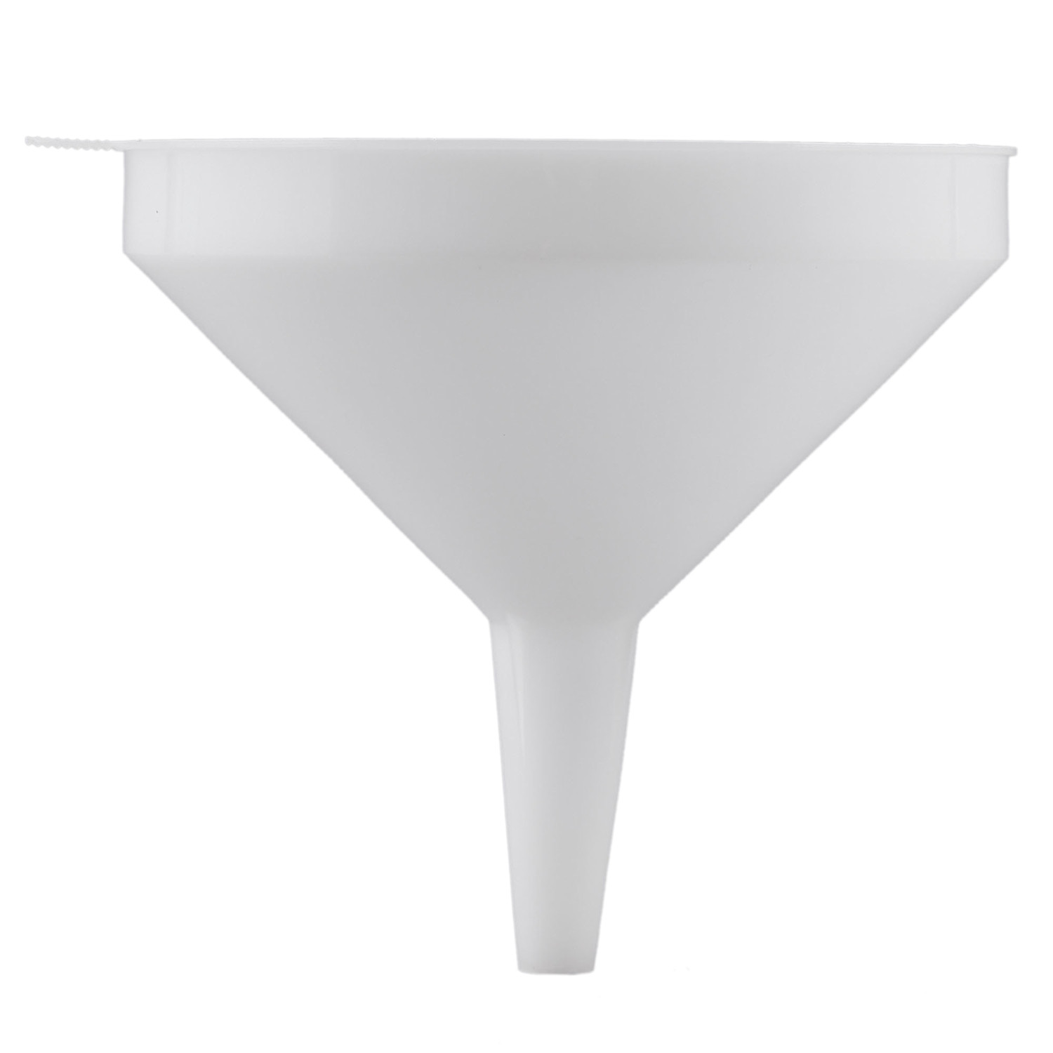Kuber Industries Multiuses Wide-Mouth Plastic Funnel For Pouring (Tranasparent)