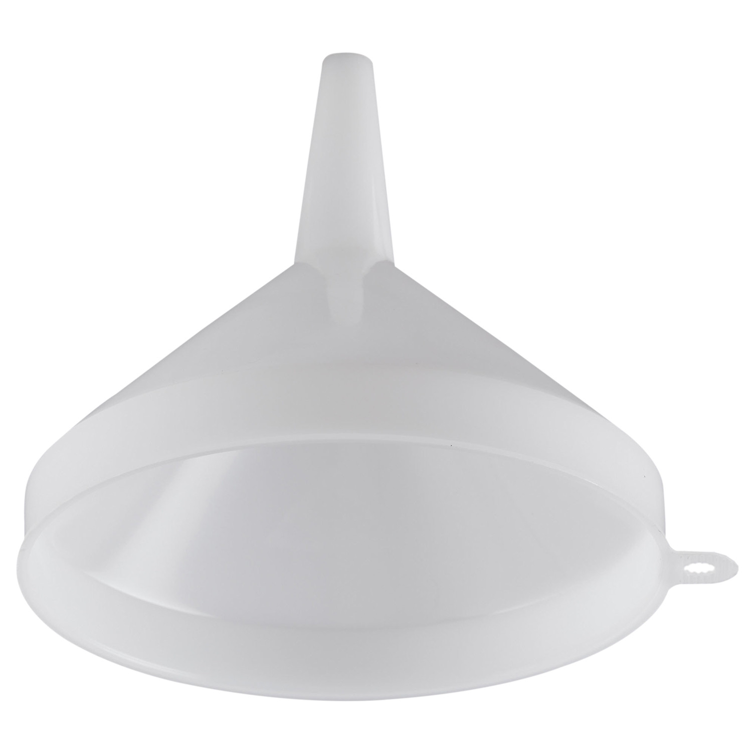 Kuber Industries Multiuses Wide-Mouth Plastic Funnel For Pouring (Tranasparent)