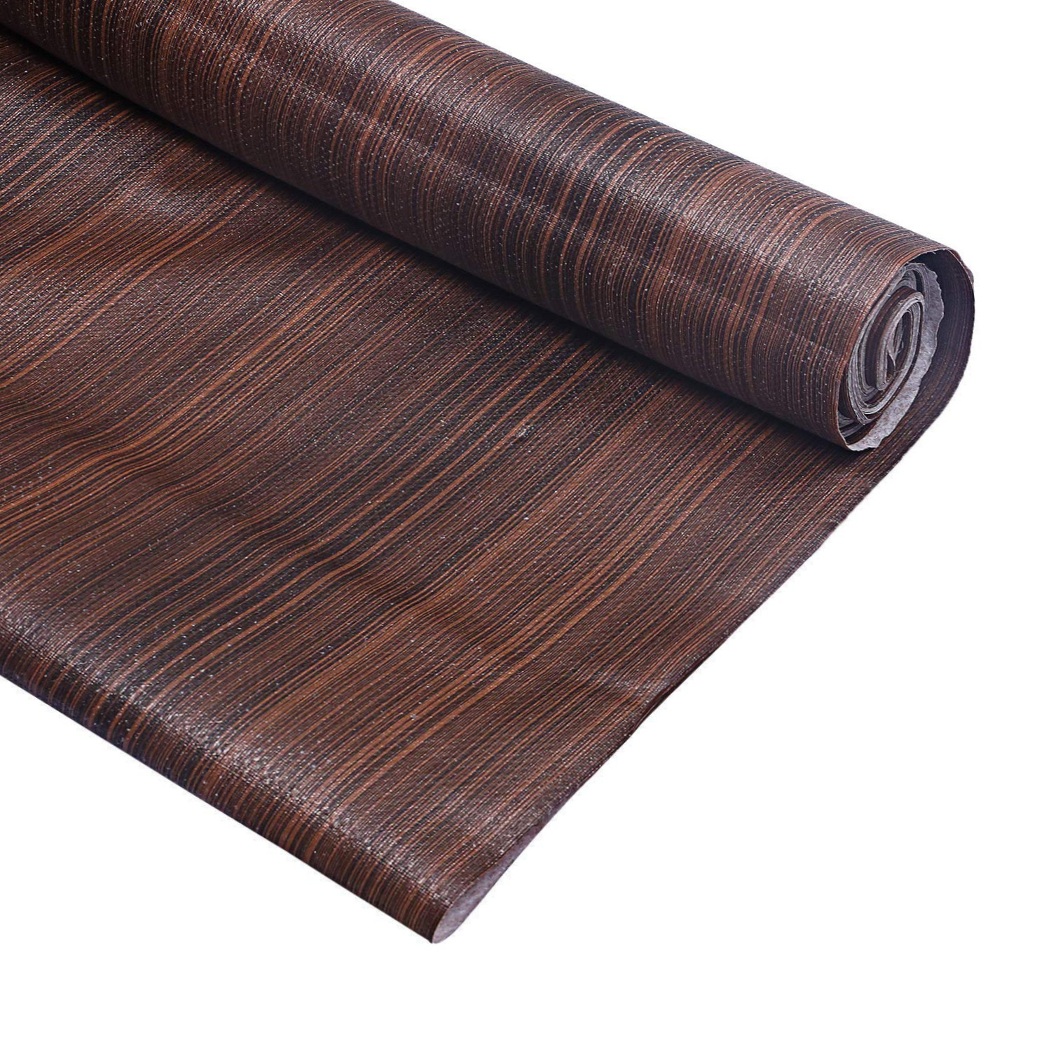 Kuber Industries Multiuses Wooden Print Shelf Liners for Kitchen Shelves, cupboards, Wardrobe, Drawer, 10 Mtr (Brown)
