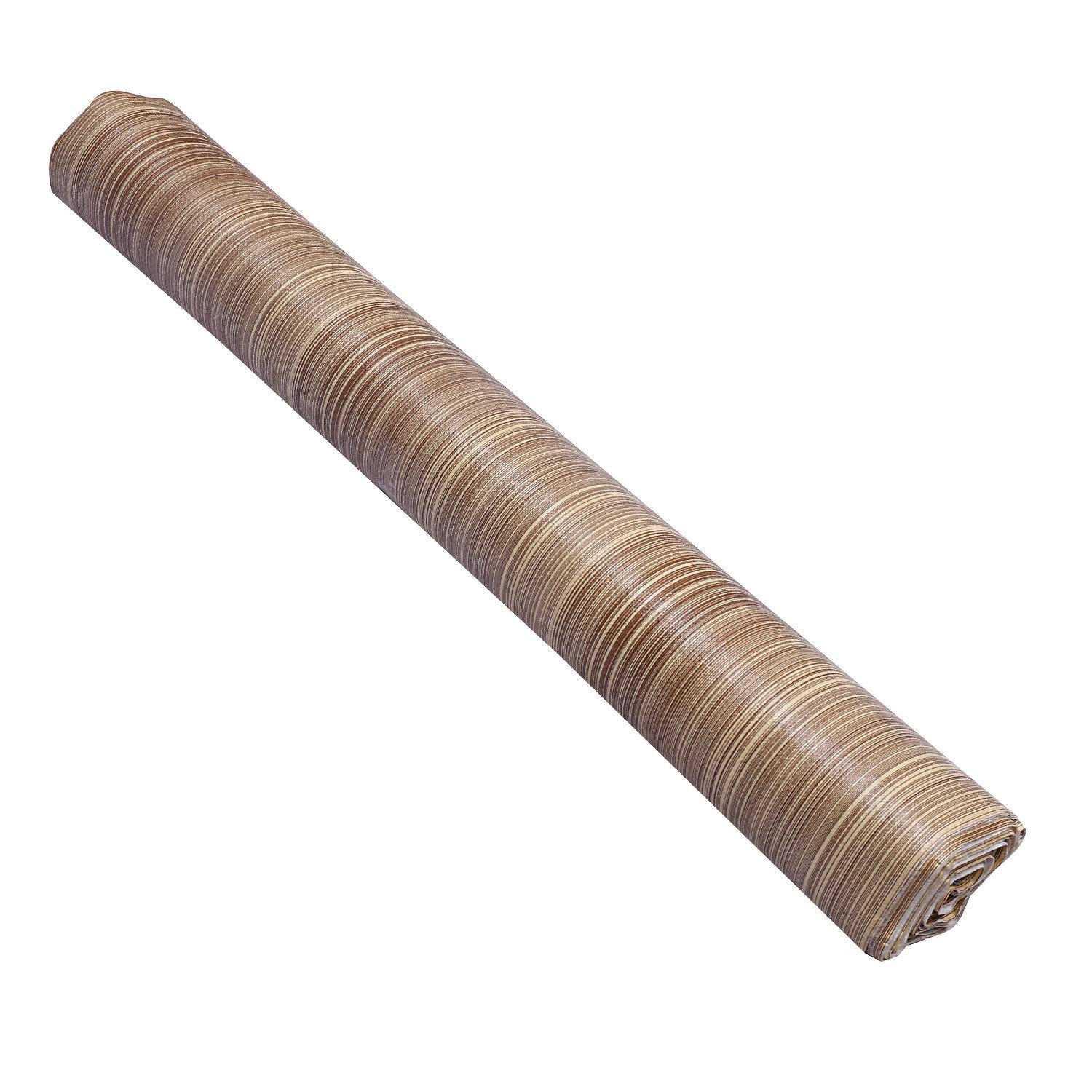 Kuber Industries Multiuses Wooden Print Shelf Liners for Kitchen Shelves, cupboards, Wardrobe, Drawer, 10 Mtr (Light Brown)