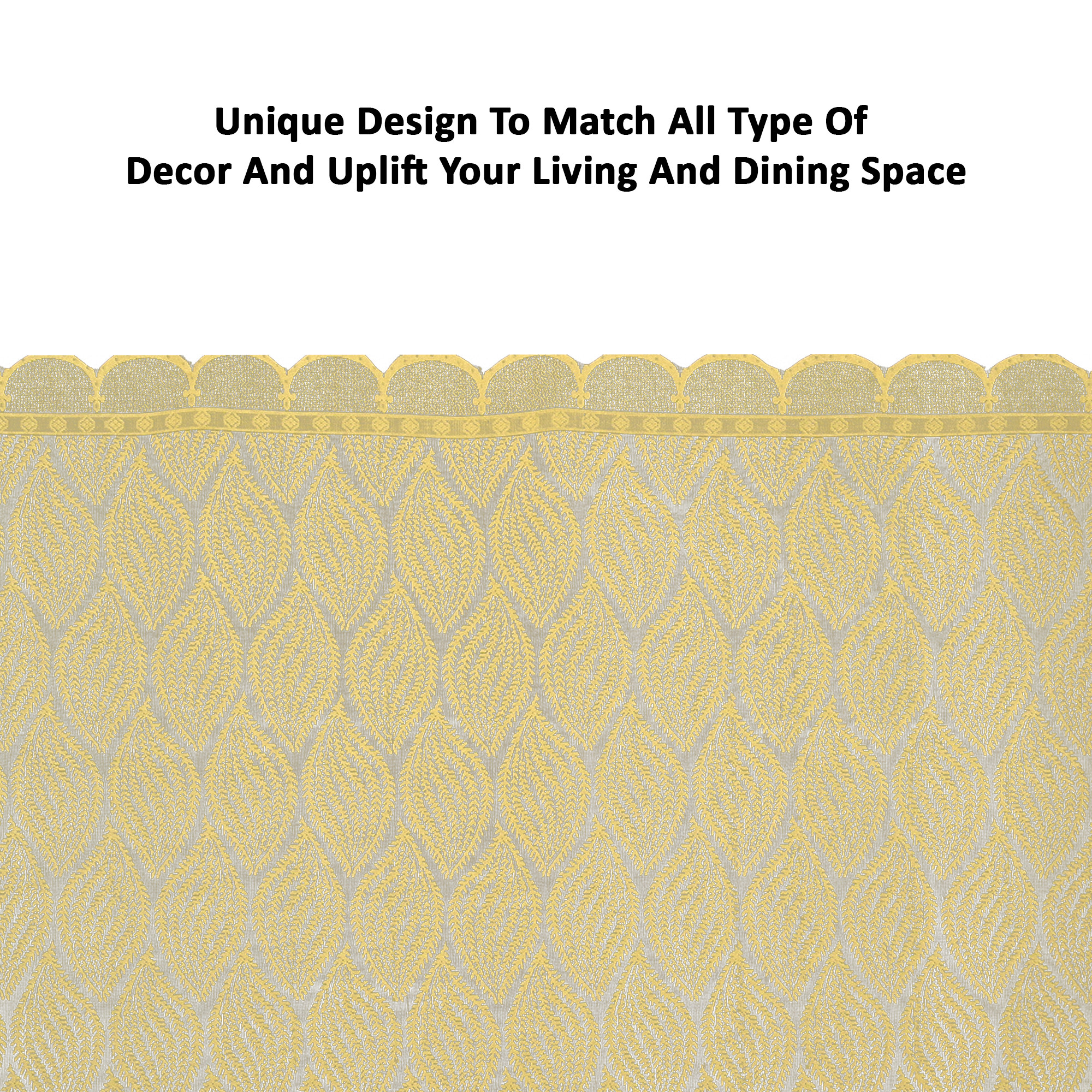 Kuber Industries Net Cotton Table Cloth for  Dining Table    Durable  Washable Table Sheet  Protector Cover for Home Office  Restaurants  Coconut Bright- Golden