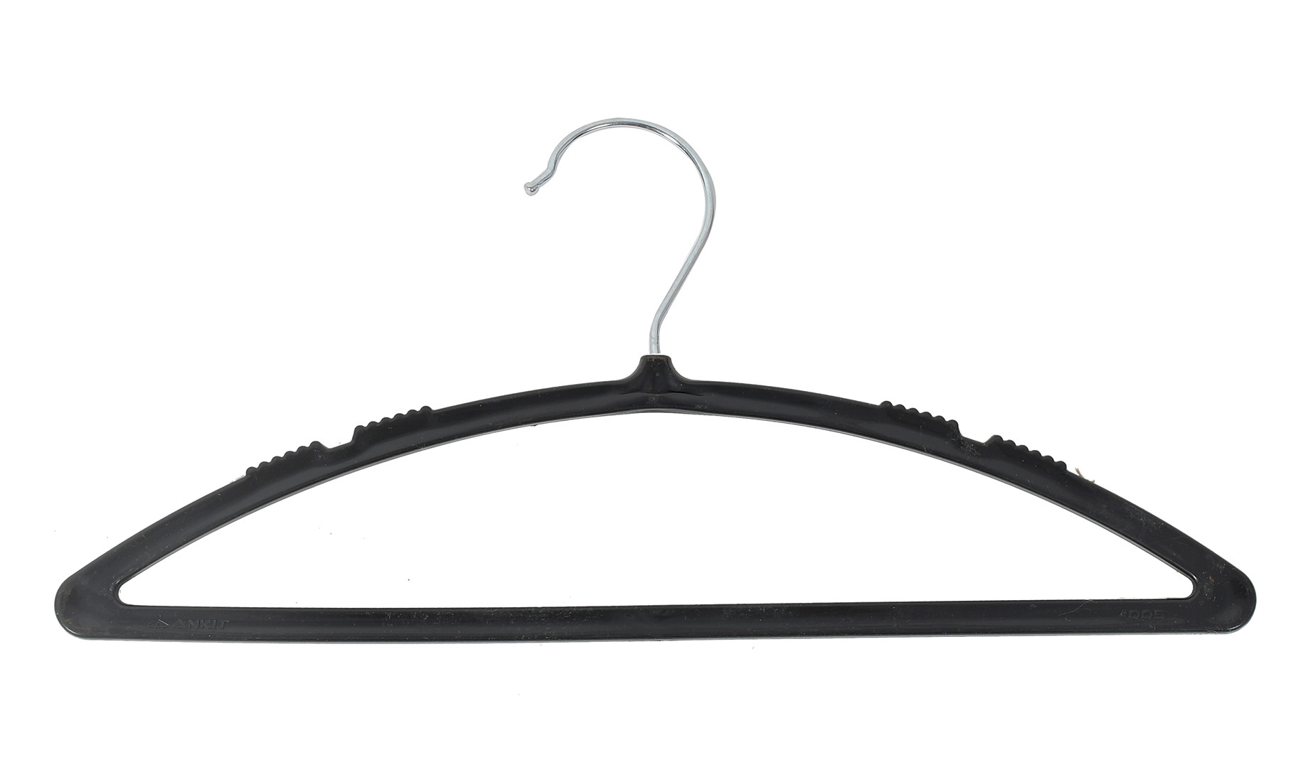 Kuber Industries Non-Slip, Space Saving Plastic Closet Baby Hanger For Laundry & Everyday Use (Black)-HS43KUBMART25719
